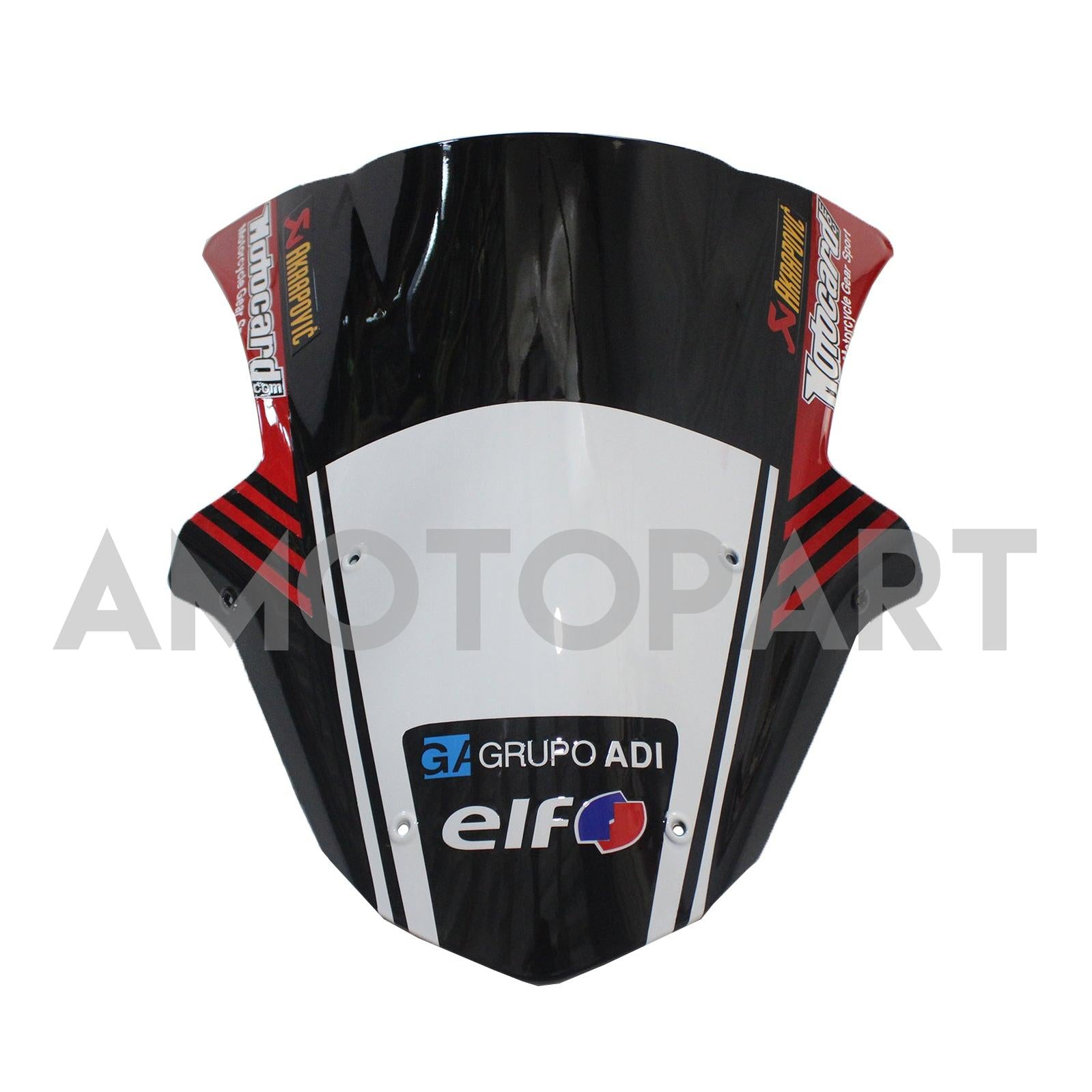 Amotopart Kawasaki ZX10R 2011-2015 Grüne Schwarzweißkit Kit