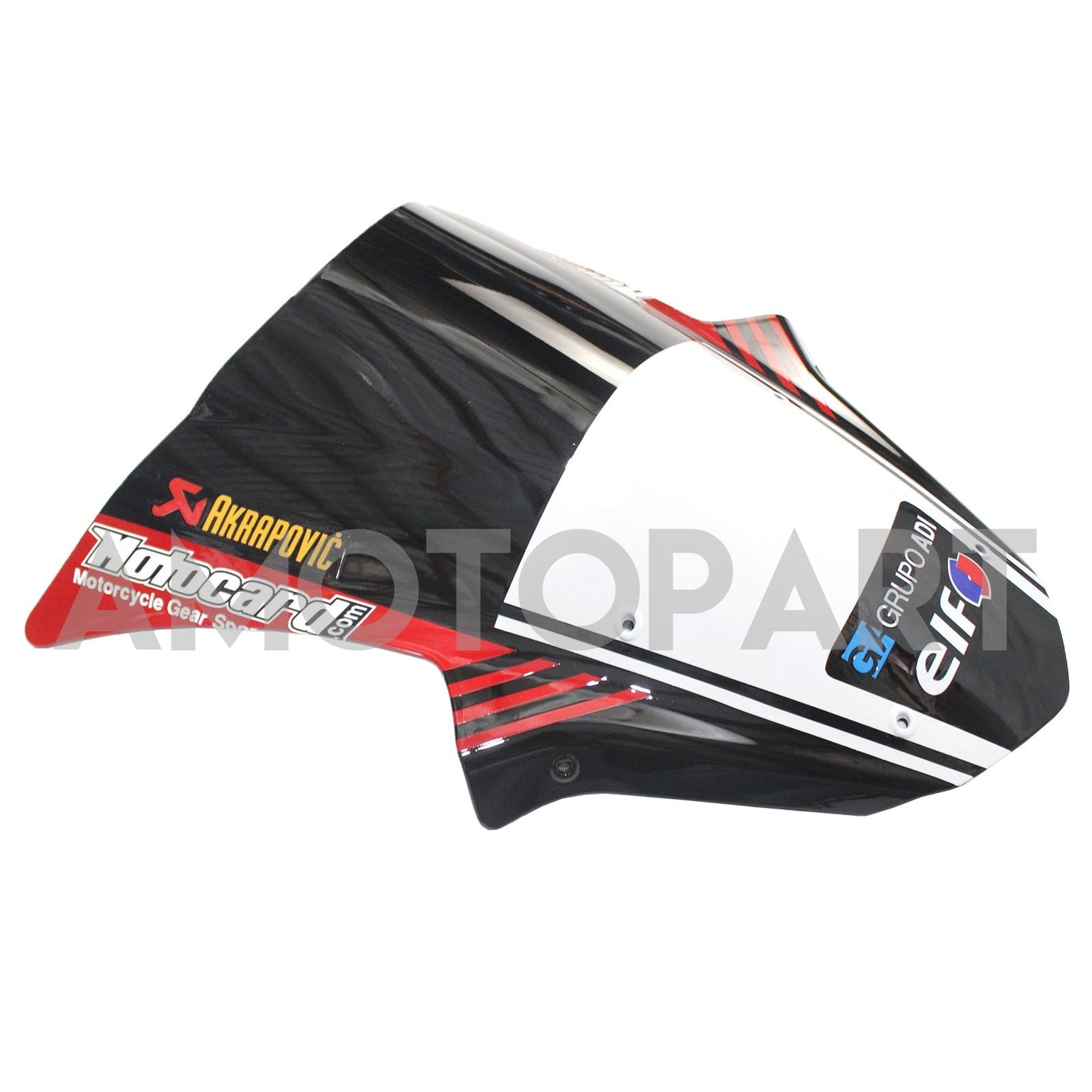 Amotopart Kawasaki ZX10R 2011-2015 Grüne Schwarzweißkit Kit