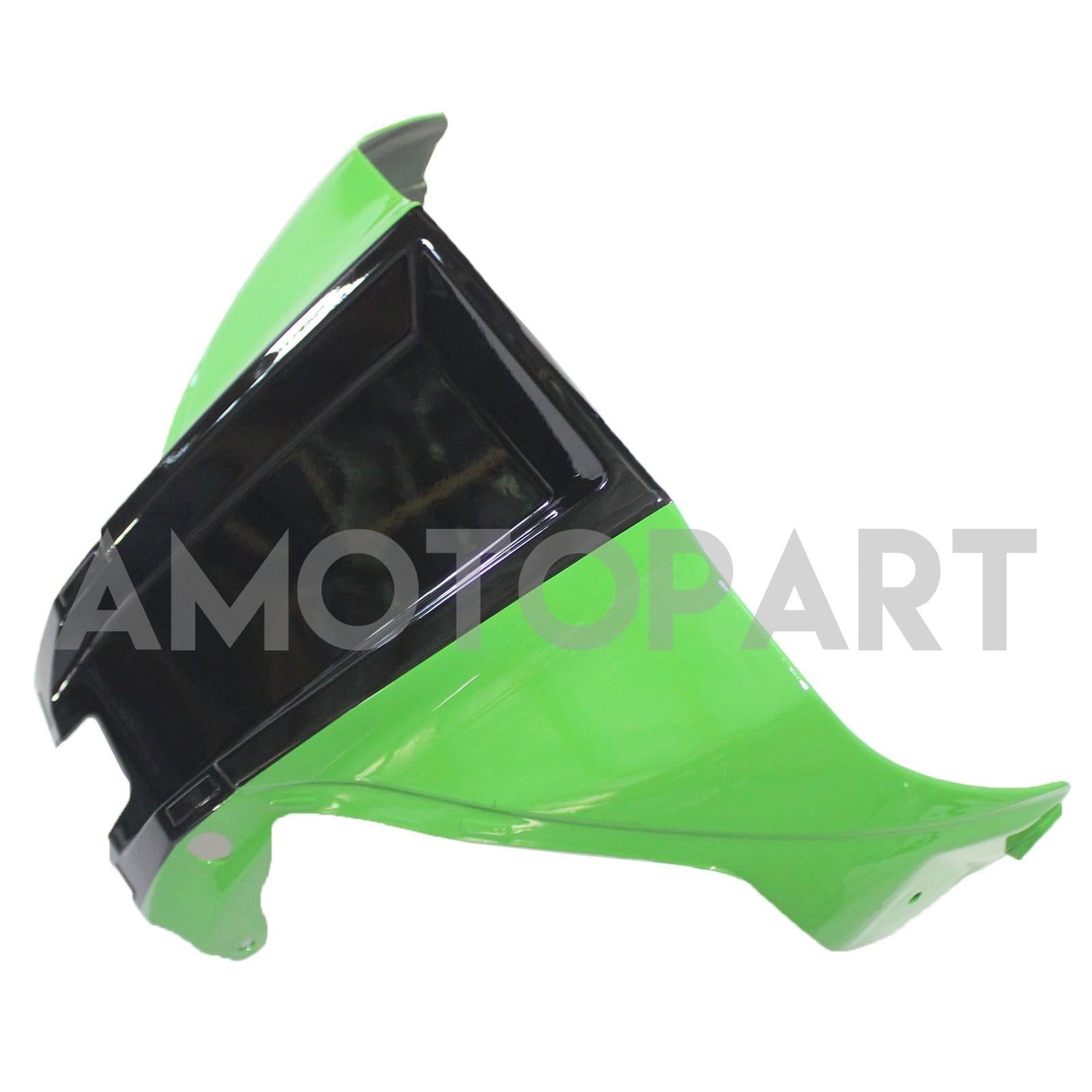 Amotopart Kawasaki ZX10R 2011-2015 Grüne Schwarzweißkit Kit