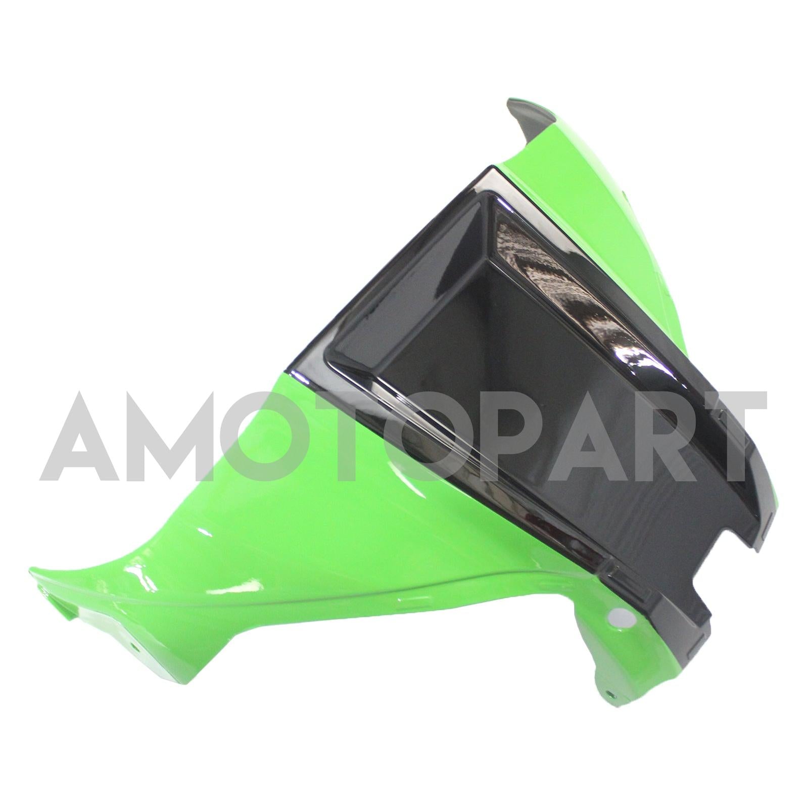 Amotopart Kawasaki ZX10R 2011-2015 Grüne Schwarzweißkit Kit