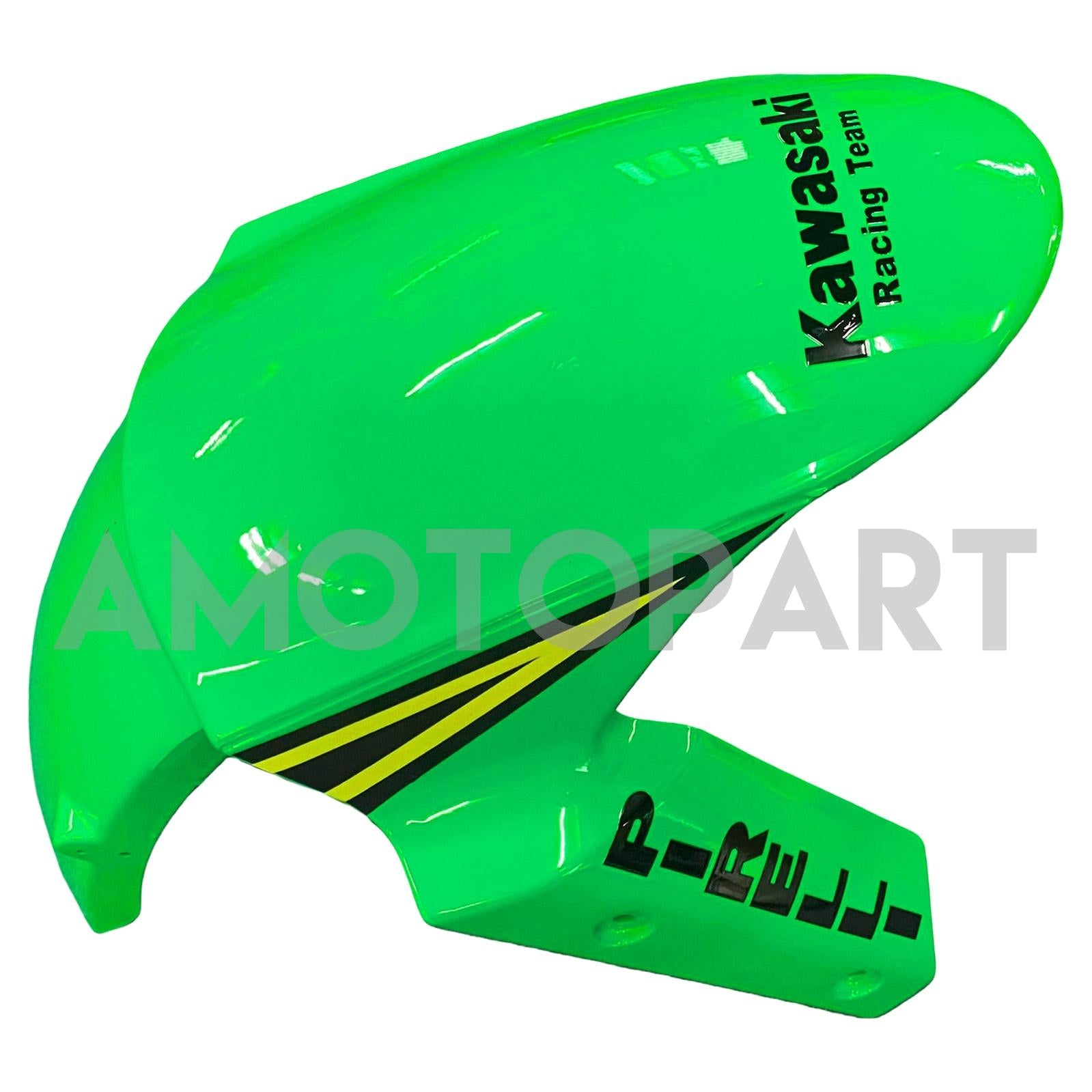 Amotopart Kawasaki ZX10R 2011-2015 Black Green White Fairing Kit