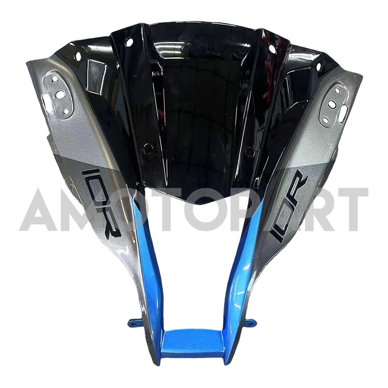 Amotopart 2011–2015 Kawasaki ZX10R Mattgrau&Blaues Verkleidungskit