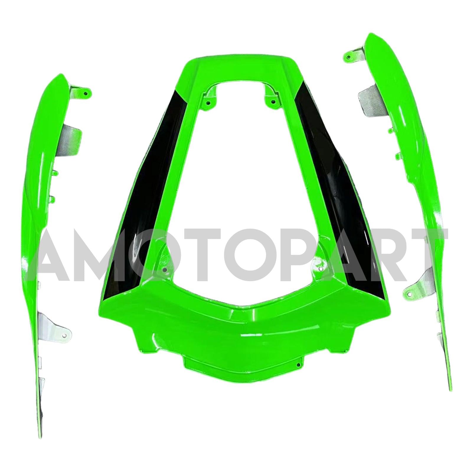 Amotopart 2011-2015 Kawasaki ZX10R Green&Black Style2 Fairing Kit