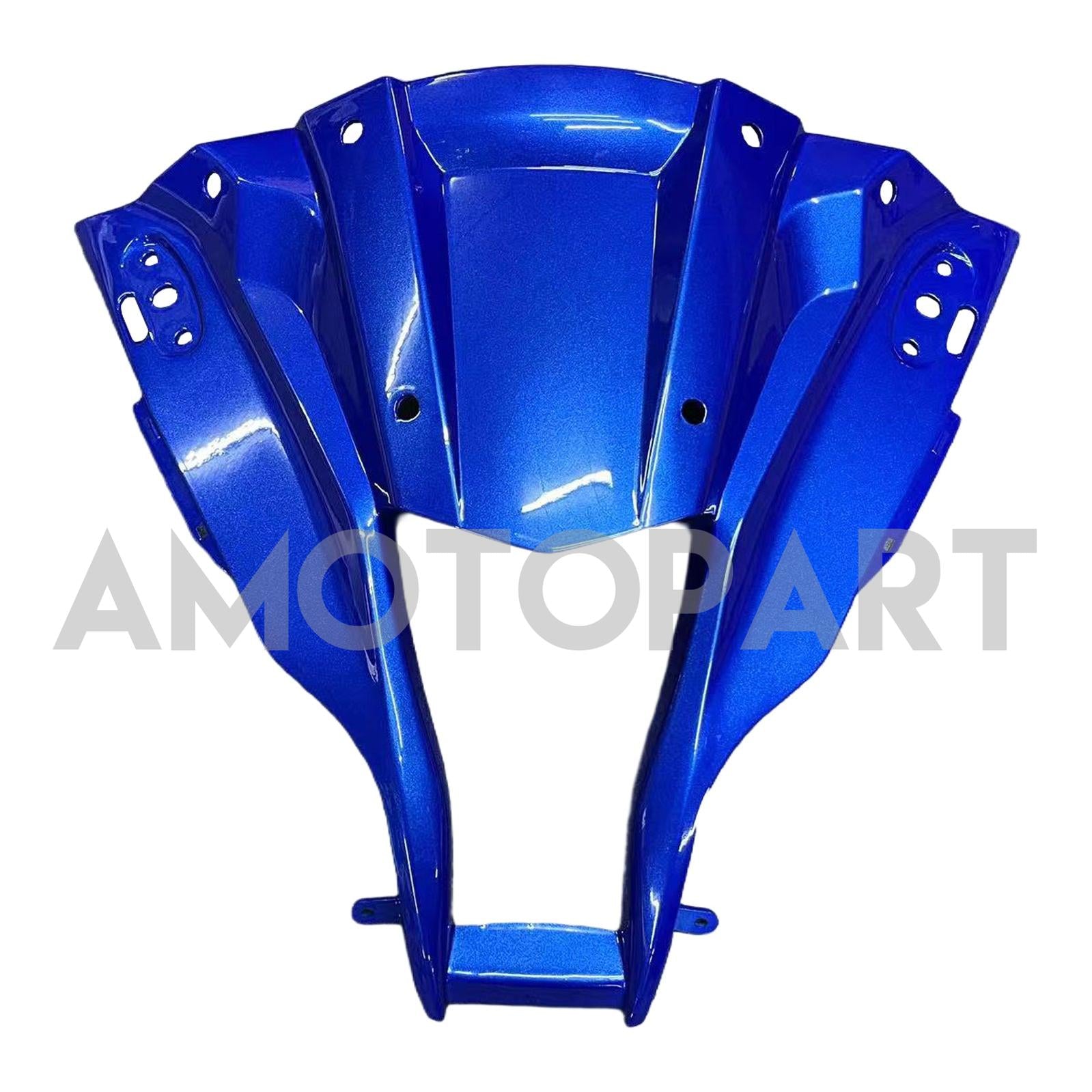 Amotopart Kawasaki ZX10R 2011-2015 Kit de carenagem preto e azul