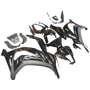 Amotopart 2011-2015 Kawasaki ZX10R Gloss Black Fairing Kit