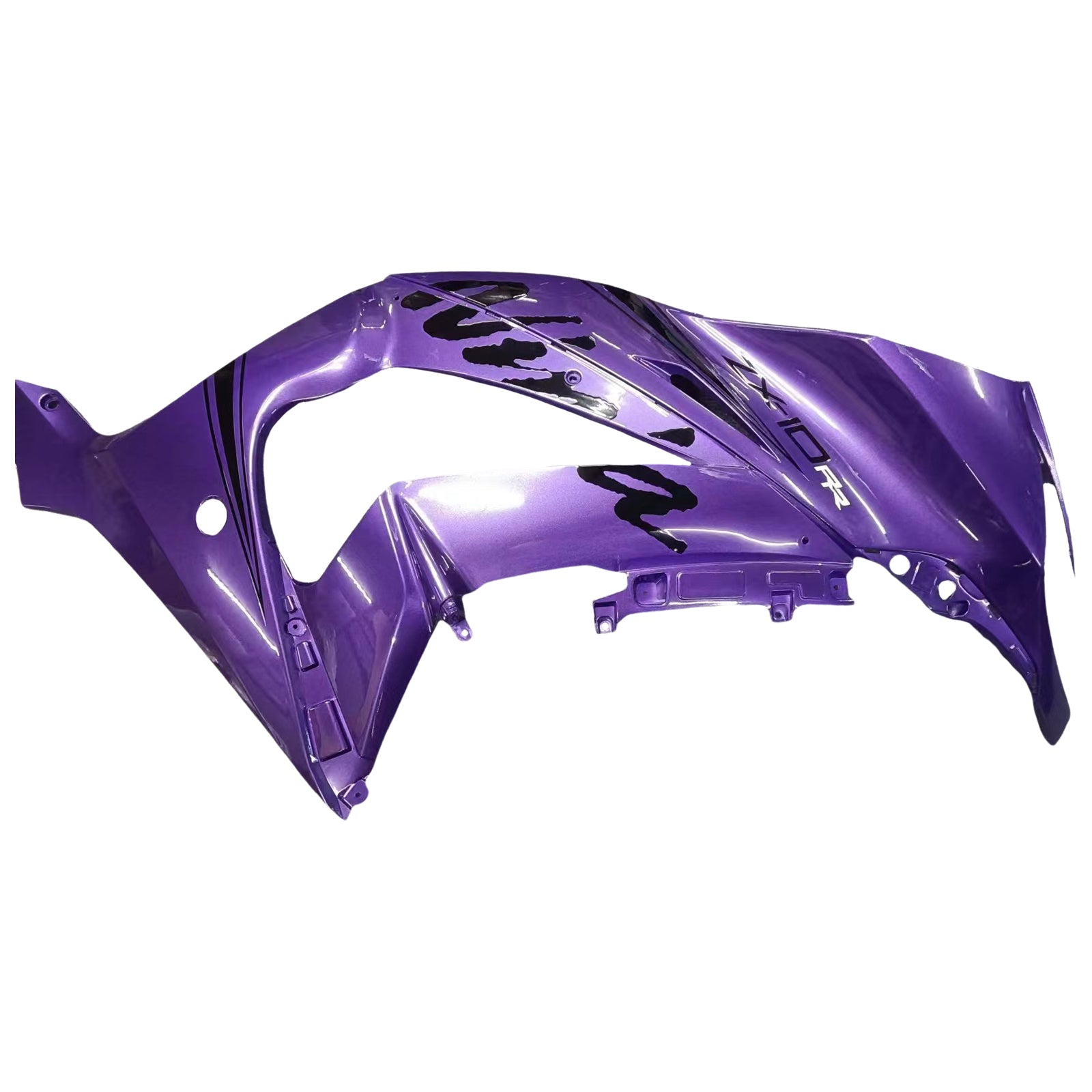 Amotopart 2011-2015 Kawasaki ZX10R Kit de carénage violet brillant