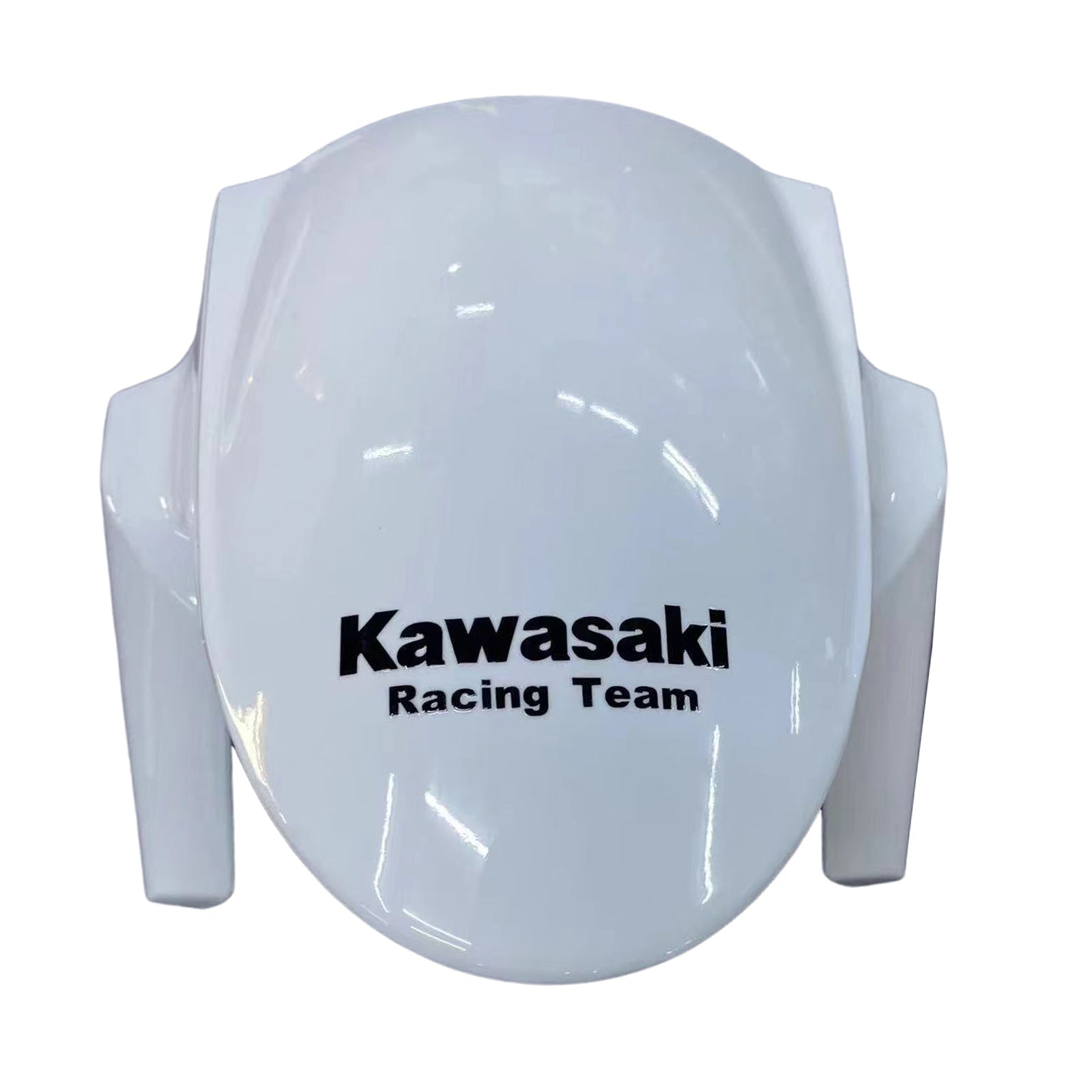 Amotopart 2011-2015 Kawasaki ZX10R blanc brillant avec kit de carénage ligne verte