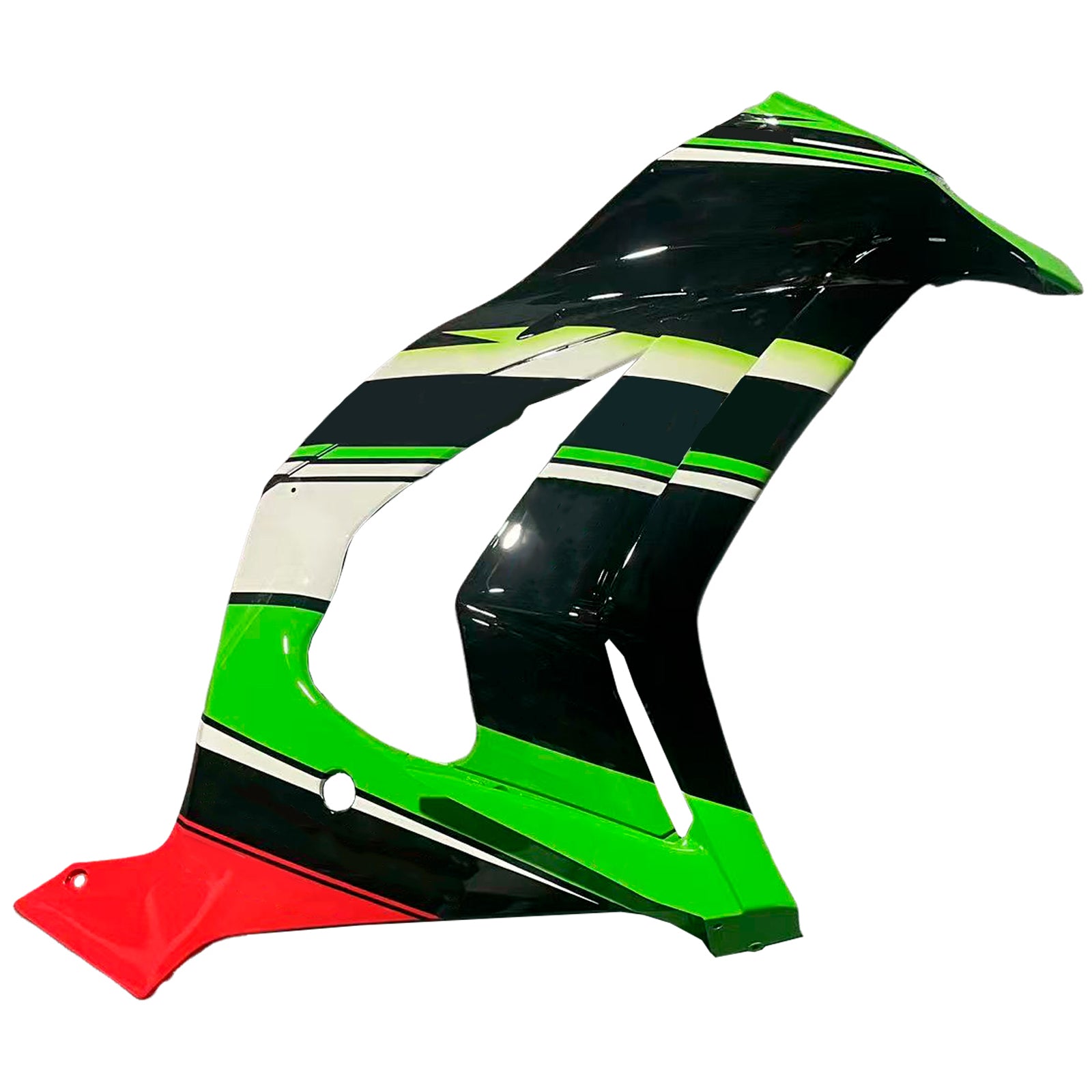 Amotopart 2011-2015 Kawasaki ZX10R Green&Black Style5 Fairing Kit