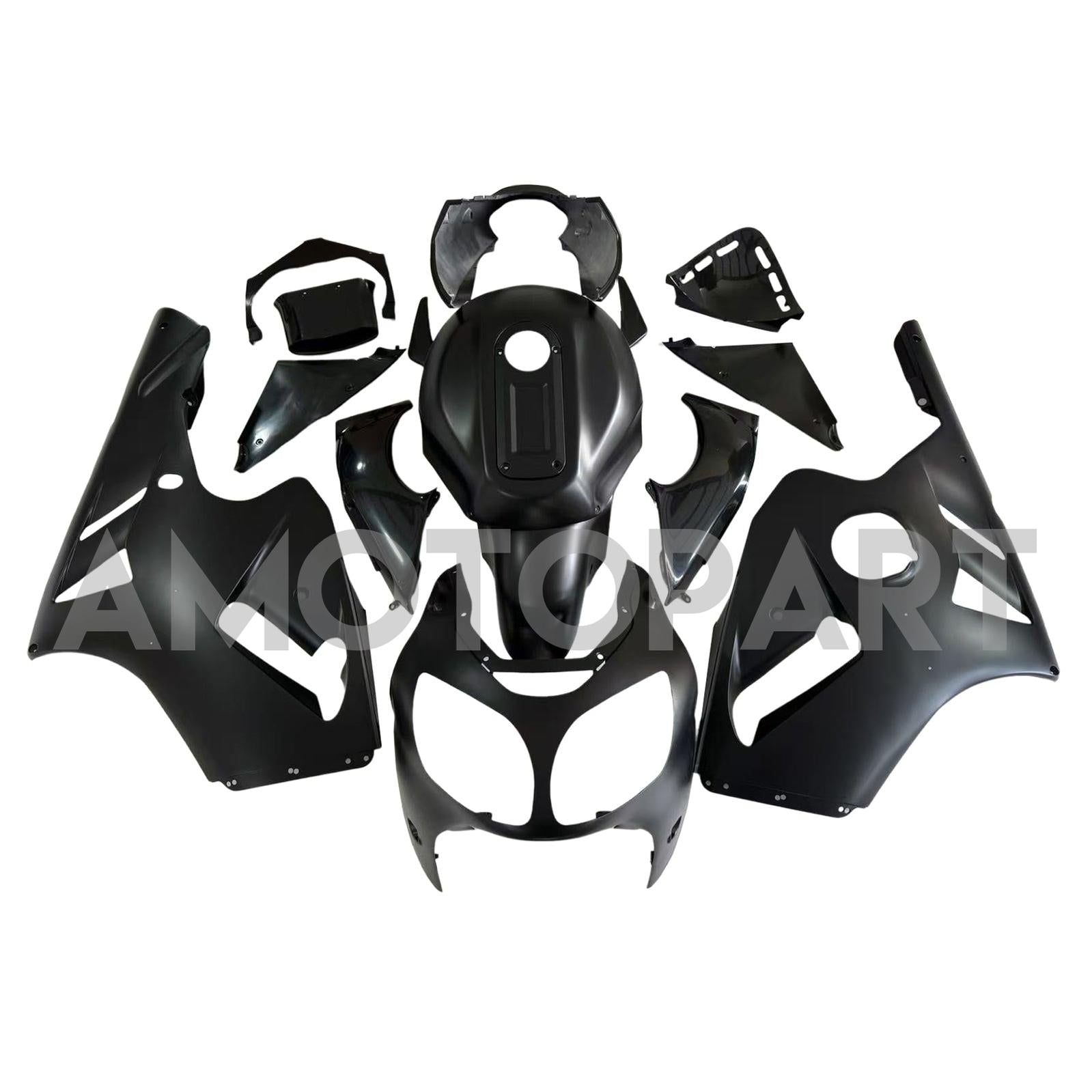 Kit carena nera Amotopart Kawasaki 2000-2001 ZX12R
