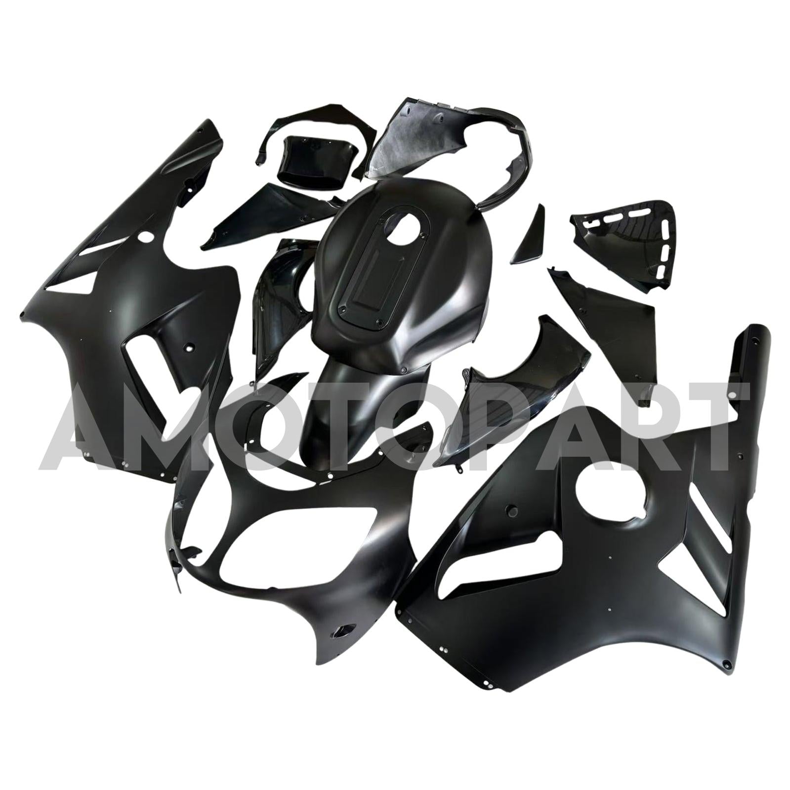 Kit carena nera Amotopart Kawasaki 2000-2001 ZX12R
