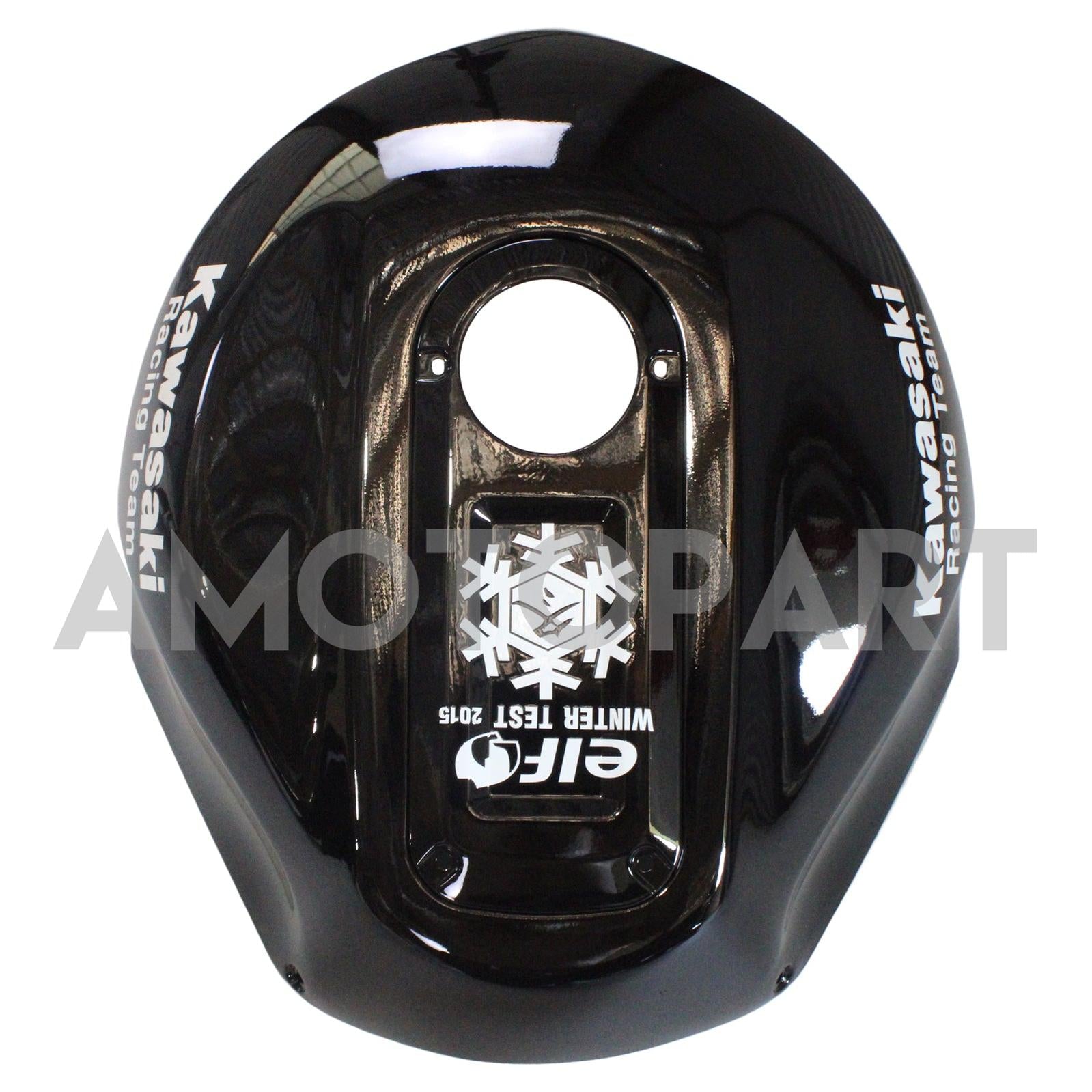 Amotopart Kawasaki 2000-2001 ZX12R Schwarz mit weißem Logoverkaufskit