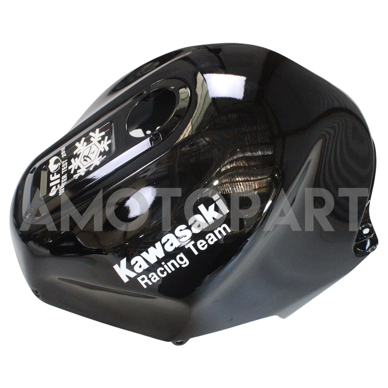 Amotopart Kawasaki 2000-2001 ZX12R Schwarz mit weißem Logoverkaufskit