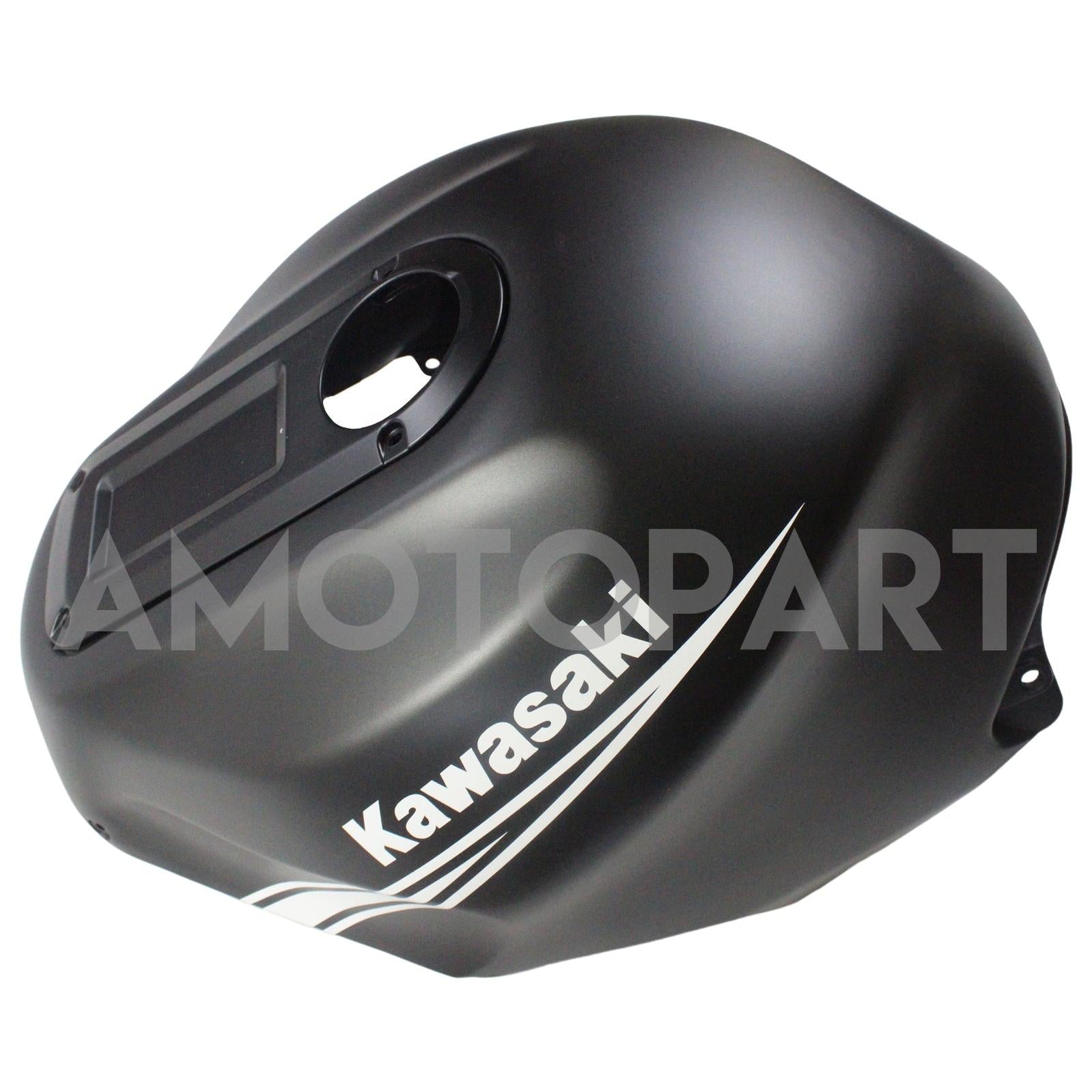Amotopart Kawasaki 2000-2001 ZX12R Black Mix White Fairing Kit