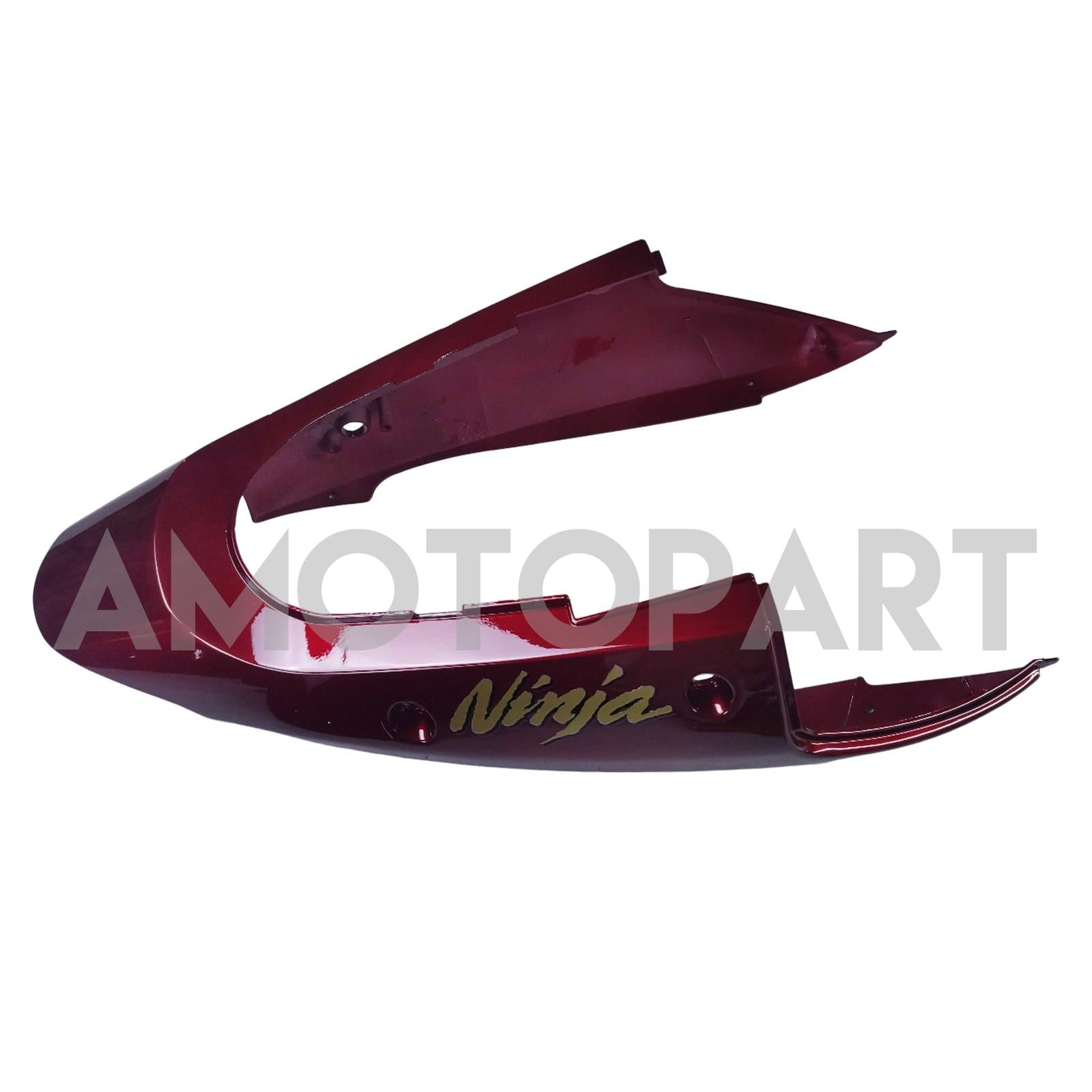 Amotopart Kawasaki 2000-2001 ZX12R Red Golden Fairing Kit