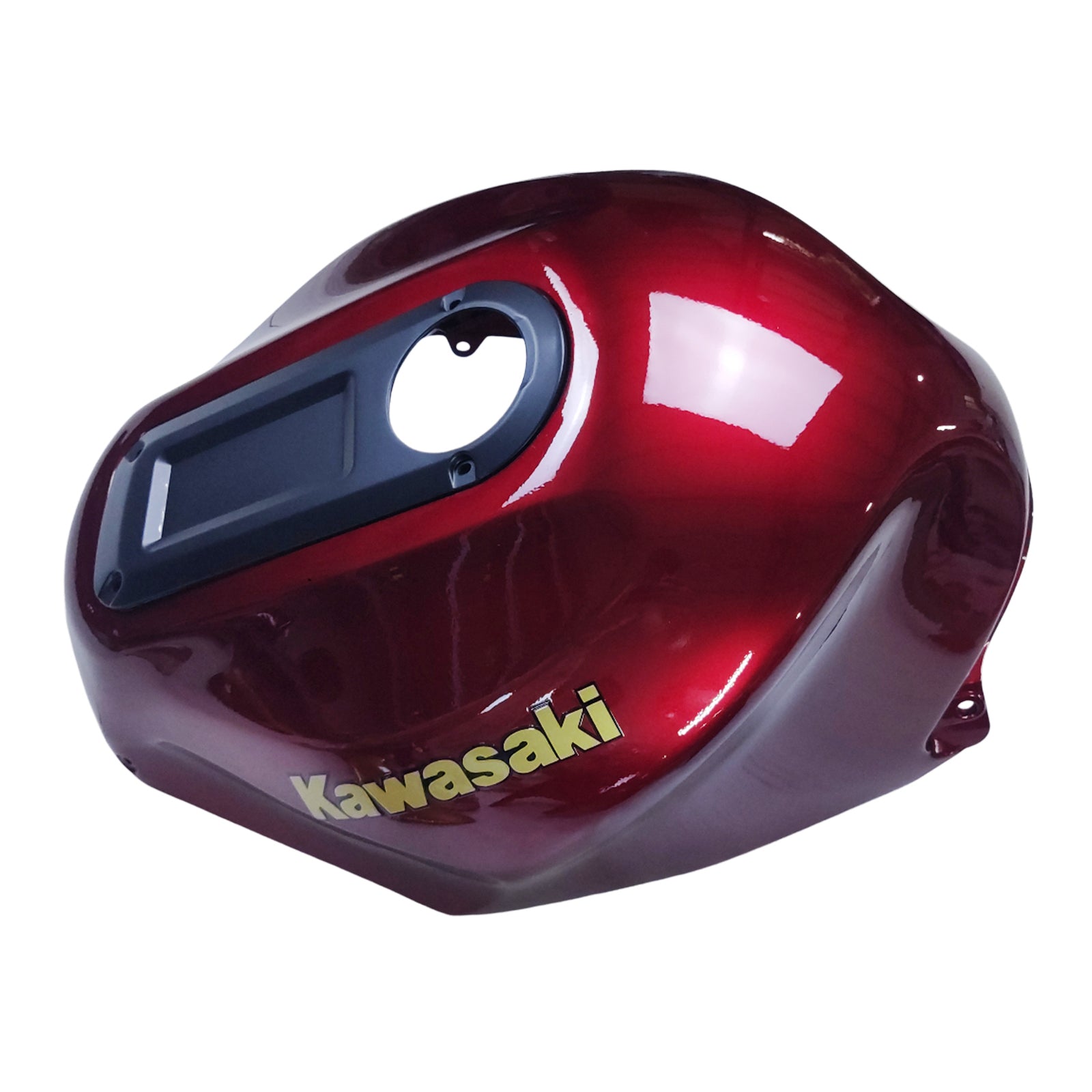 Amotopart Kawasaki 2000–2001 ZX12R rot-goldenes Verkleidungsset