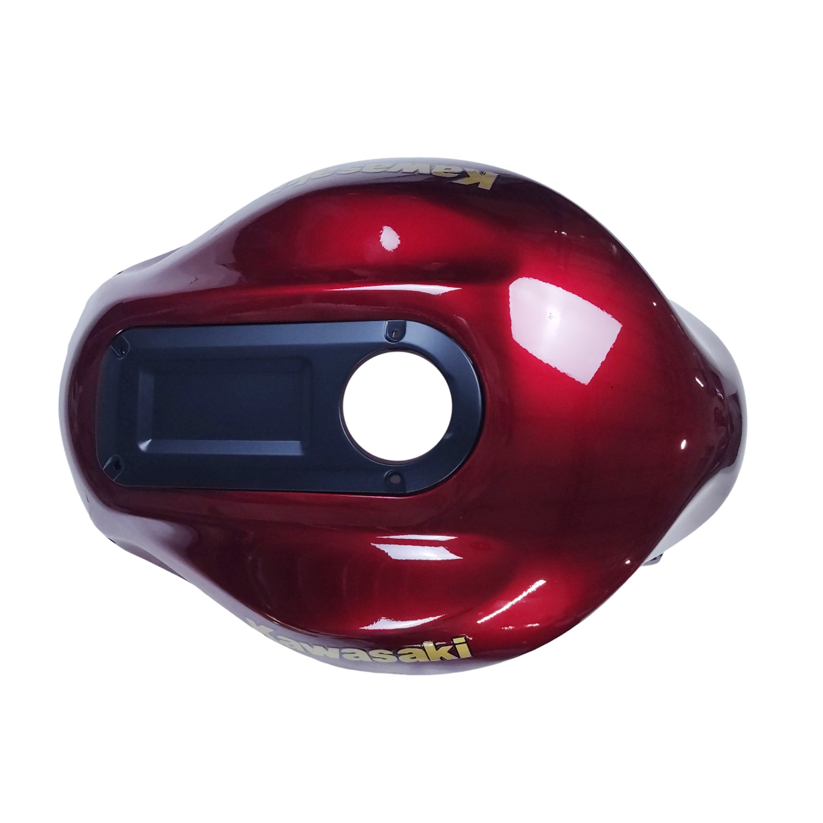 Amotopart Kawasaki 2000–2001 ZX12R rot-goldenes Verkleidungsset