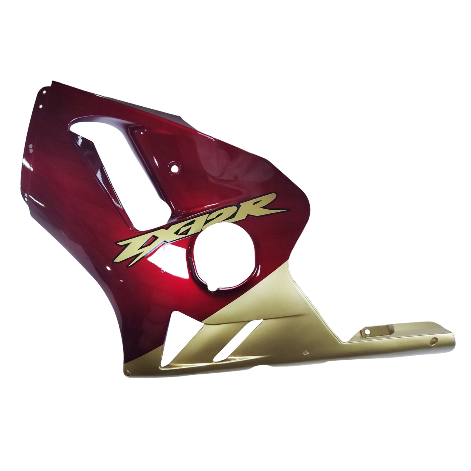 Amotopart Kawasaki 2000-2001 ZX12R Red Golden Fairing Kit