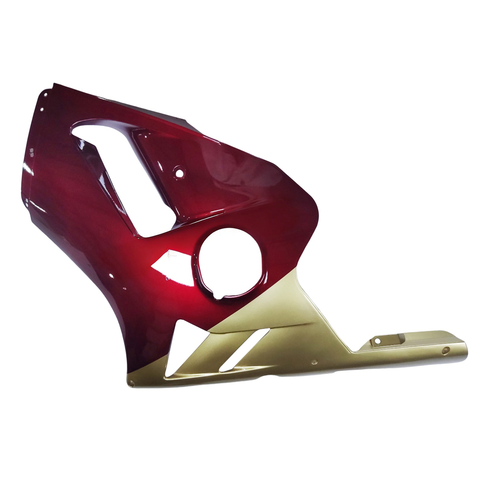 Amotopart Kawasaki 2000-2001 ZX12R Red Golden Fairing Kit