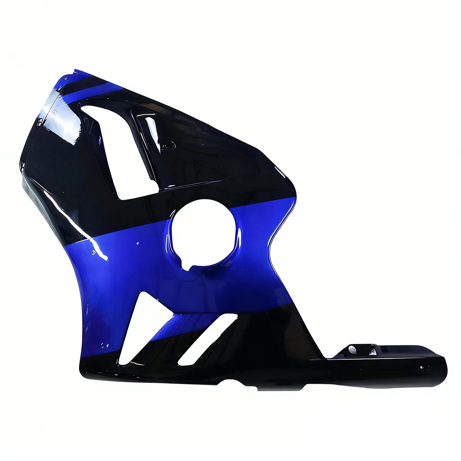 Amotopart 2000-2001 Kawasaki ZX12R Glossy Black Blue Fairing Kit
