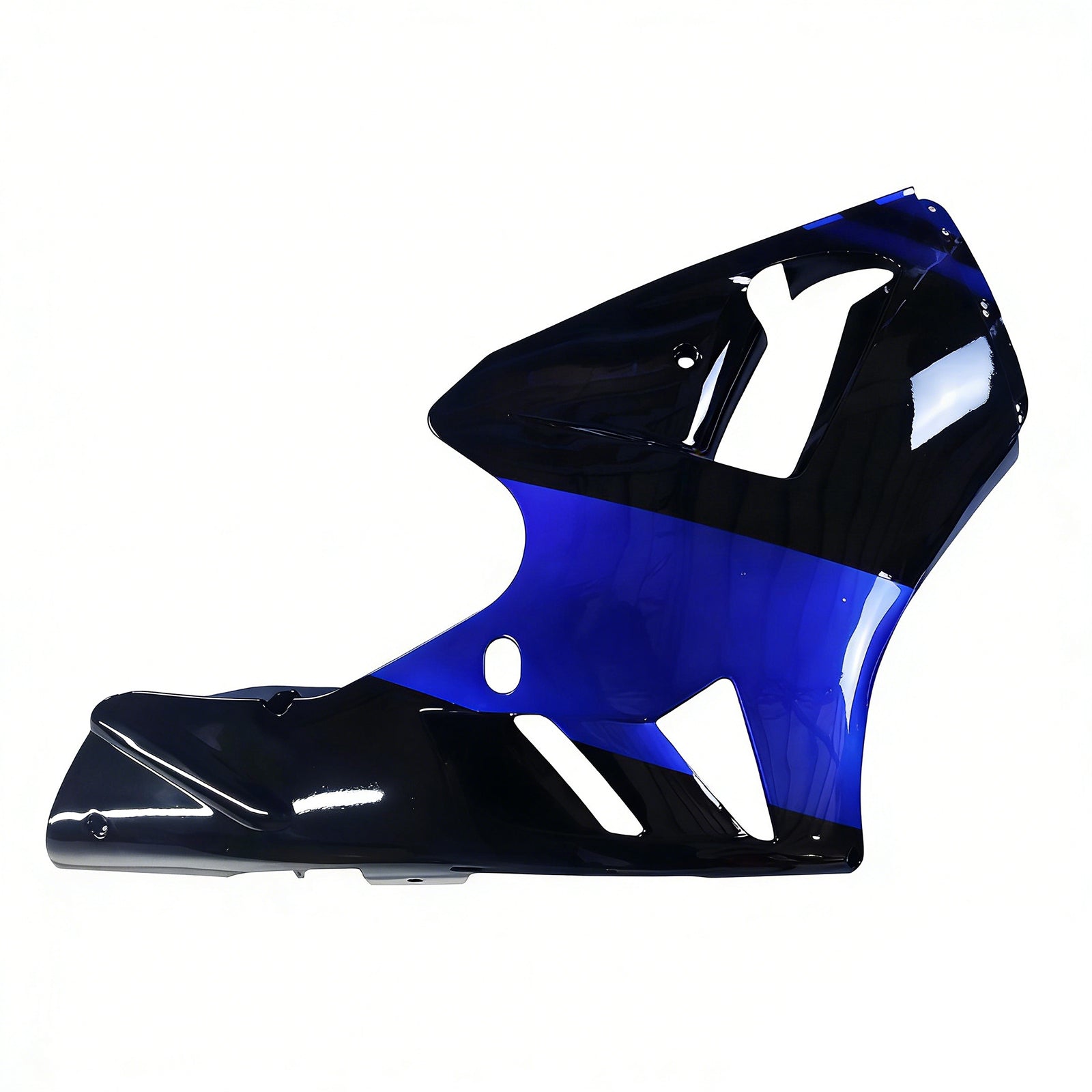 Amotopart 2000-2001 Kawasaki ZX12R Glossy Black Blue Fairing Kit