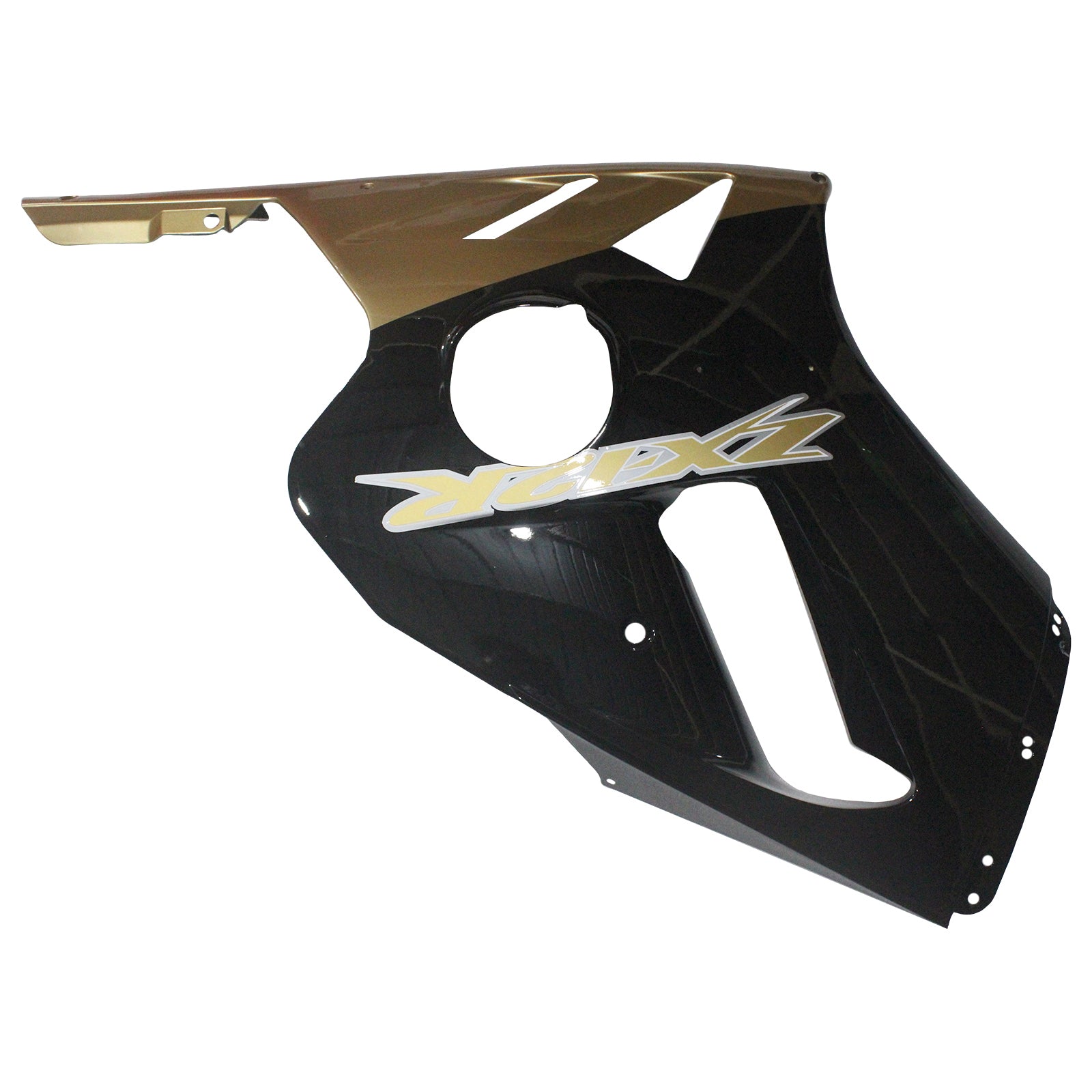 Amotopart 2002-2005  Kawasaki ZX12R Fairing G-Black&Gold Kit