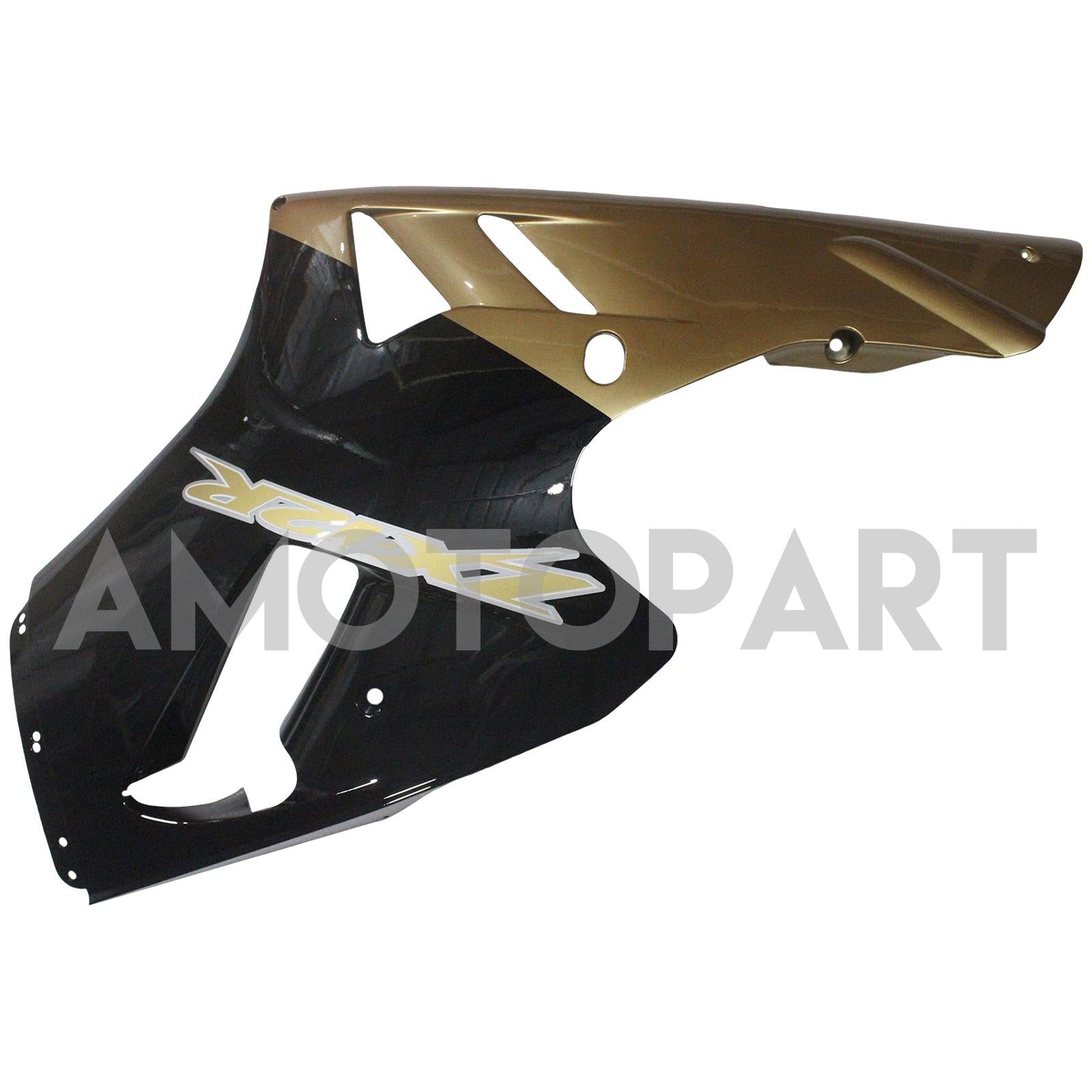 Amotopart 2002-2005  Kawasaki ZX12R Fairing G-Black&Gold Kit