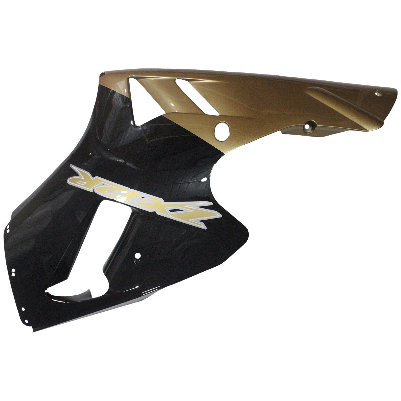 Amotopart 2002-2005 Kawasaki ZX12R Fairing G-Black&Gold Kit