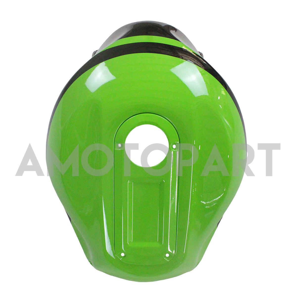 Amotopart 2002-2005  Kawasaki ZX12R Green Black Fairing Kit