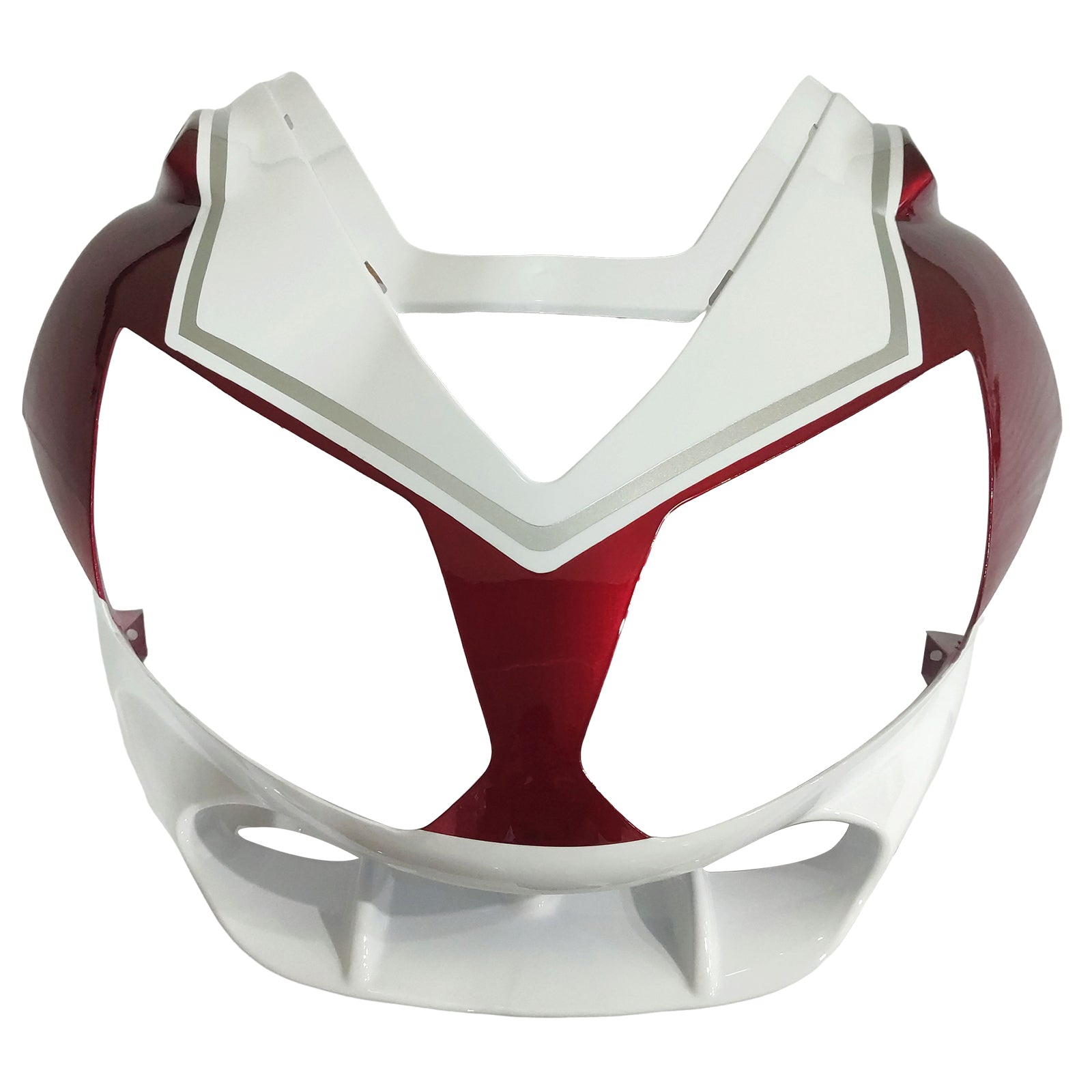 Amotopart 2002-2005 Kawasaki ZX12R White Red & Black Fairing Kit