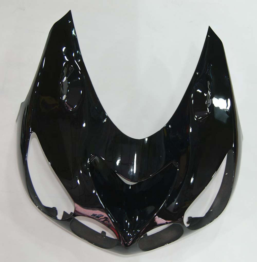 Amotopart 2006-2011 Kawasaki ZX14R Black with White logos Fairing Kit