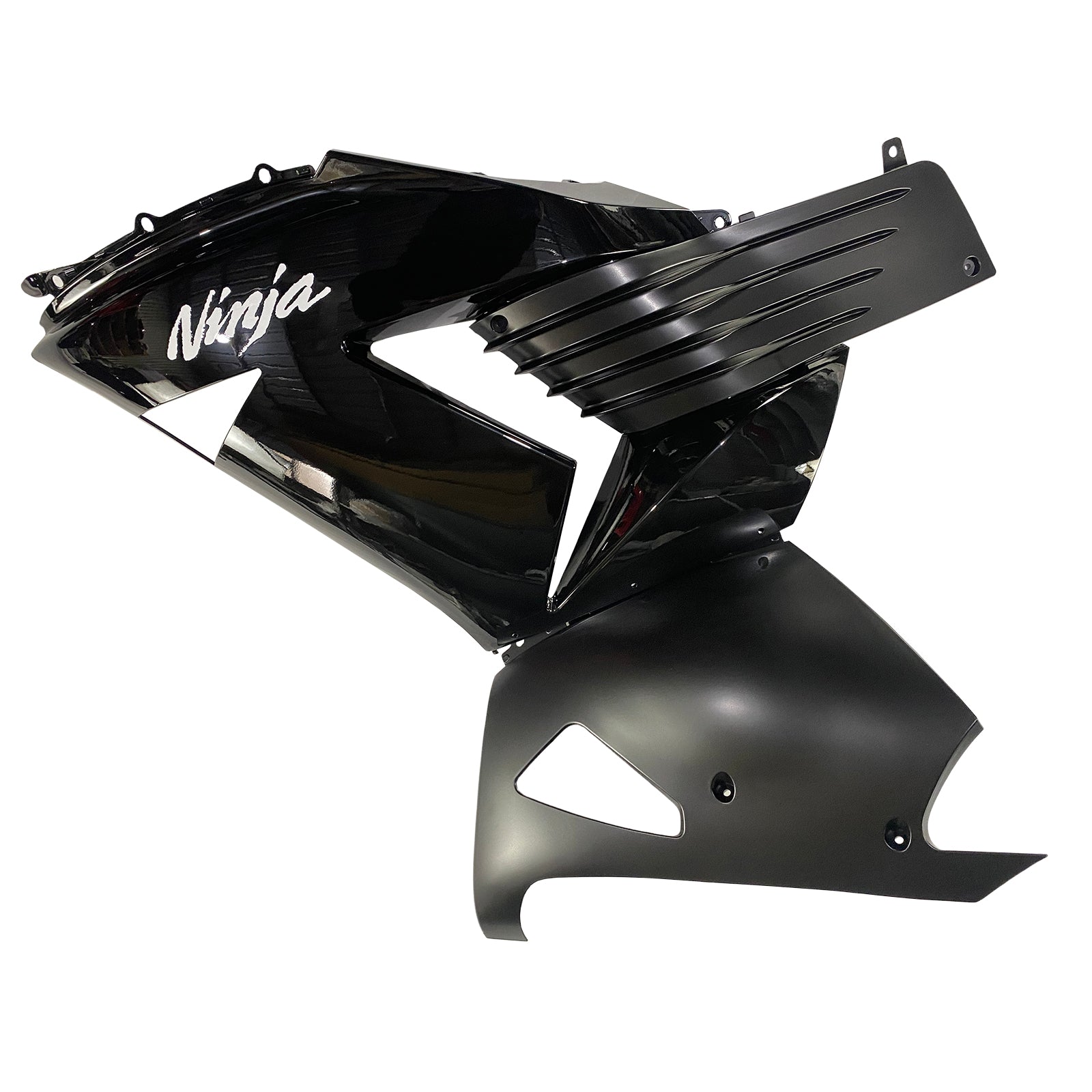 Amotopart 2006-2011 Kawasaki ZX14R GLOSS Black Failing Kit