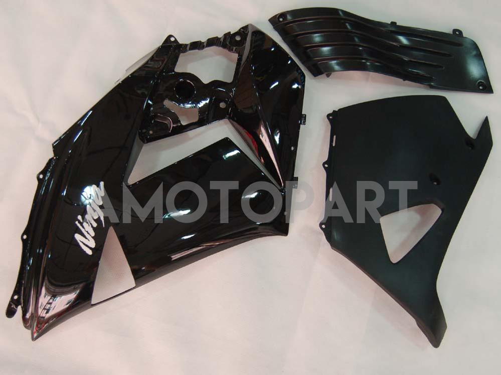 Amotopart 2006-2011 Kawasaki ZX14R GLOSS Black Failing Kit