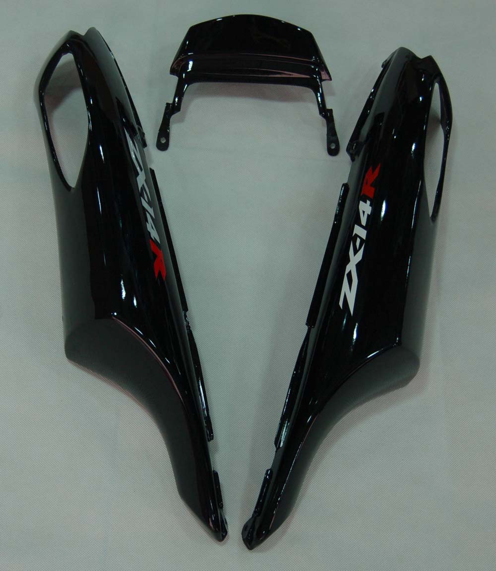 Amotopart 2006-2011 Kawasaki ZX14R Gloss Black Fairing Kit