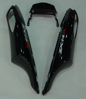 Amotopart 2006–2011 Kawasaki ZX14R glänzend schwarzes Verkleidungsset