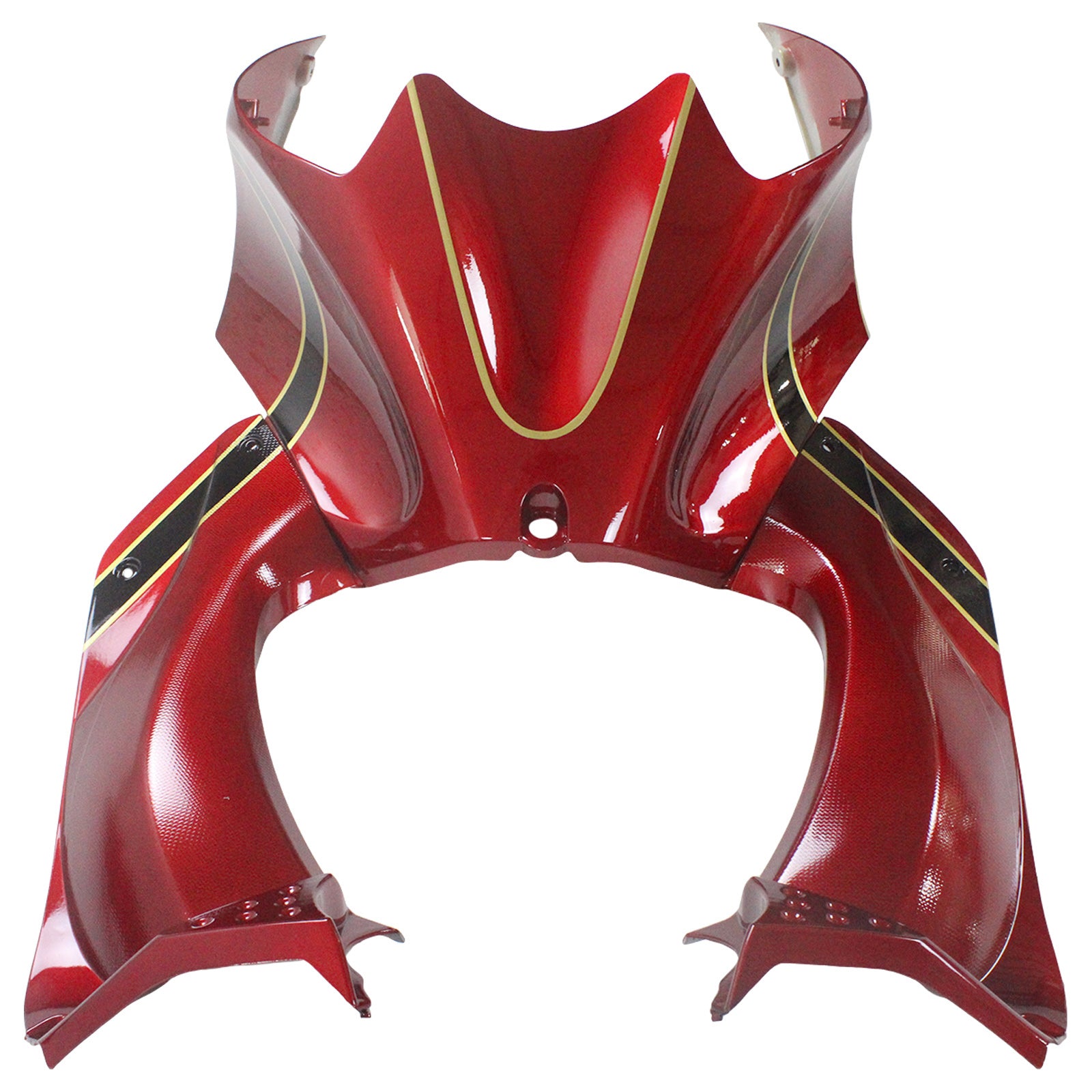 Amotopart 2006–2011 Kawasaki ZX14R Verkleidungsset in Rot und Grau