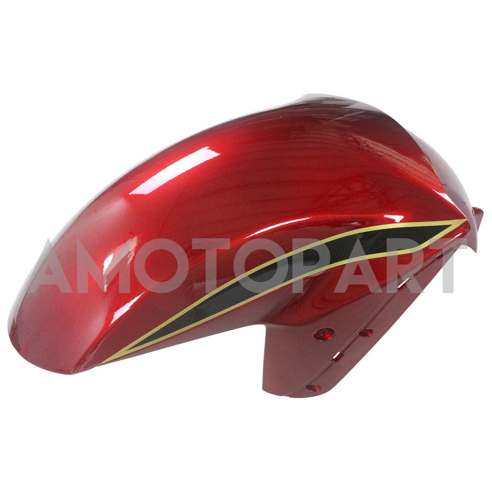 Amotopart 2006-2011 Kawasaki ZX14R Red & Grey Fairing Kit