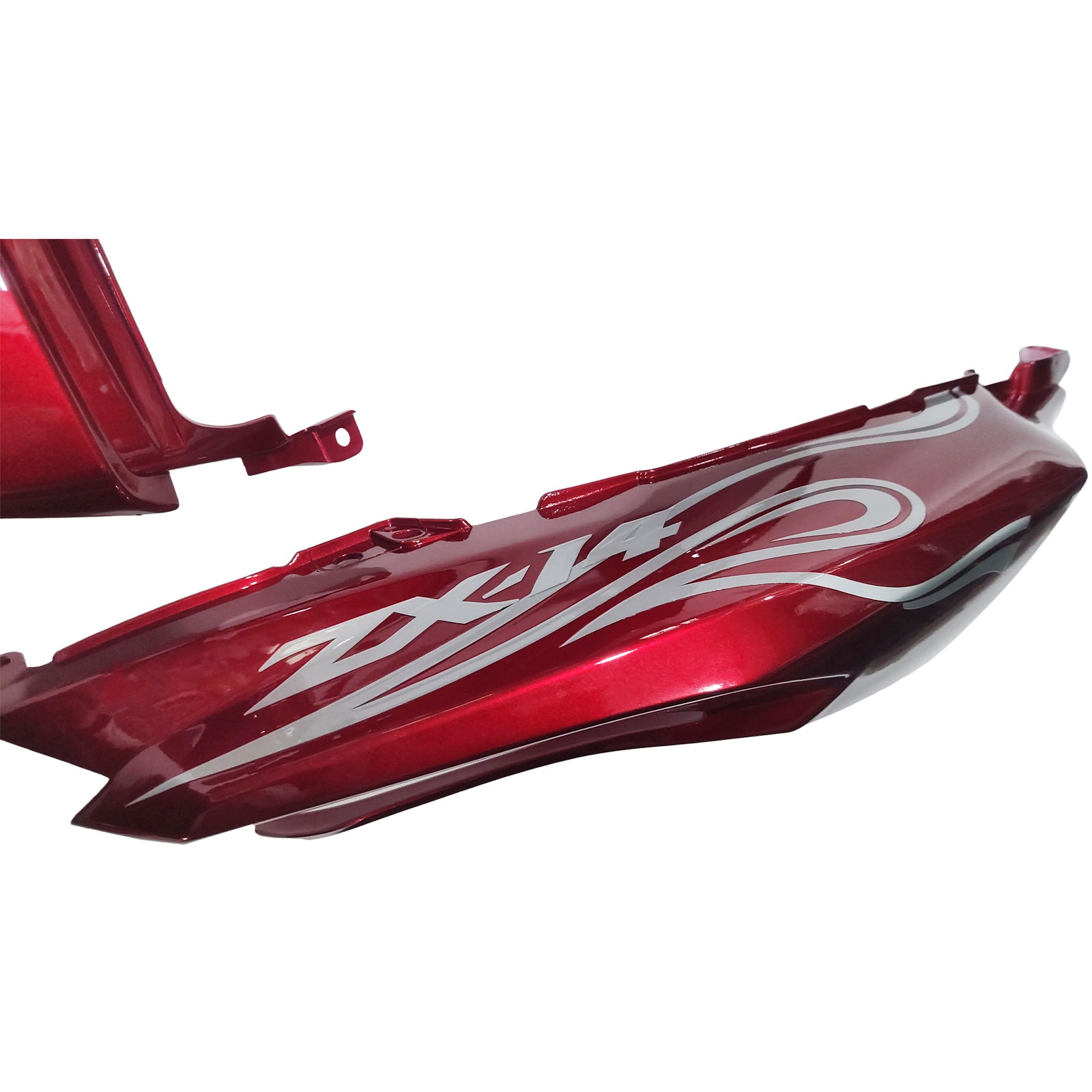 Amotopart 2006–2011 Kawasaki ZX14R ZZR1400 Mattschwarzes Verkleidungsset