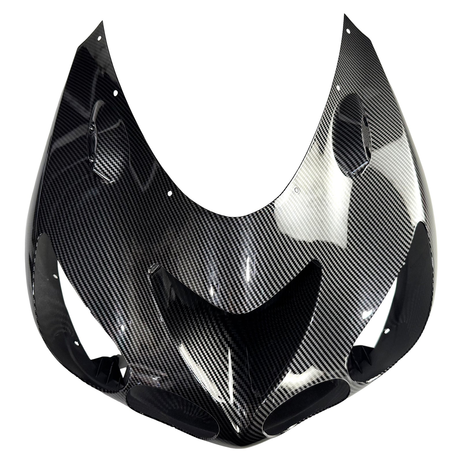 Amotopart 2006-2011 Kawasaki ZX14R ZZR1400 Carbon Fiber Black Fairing Kit