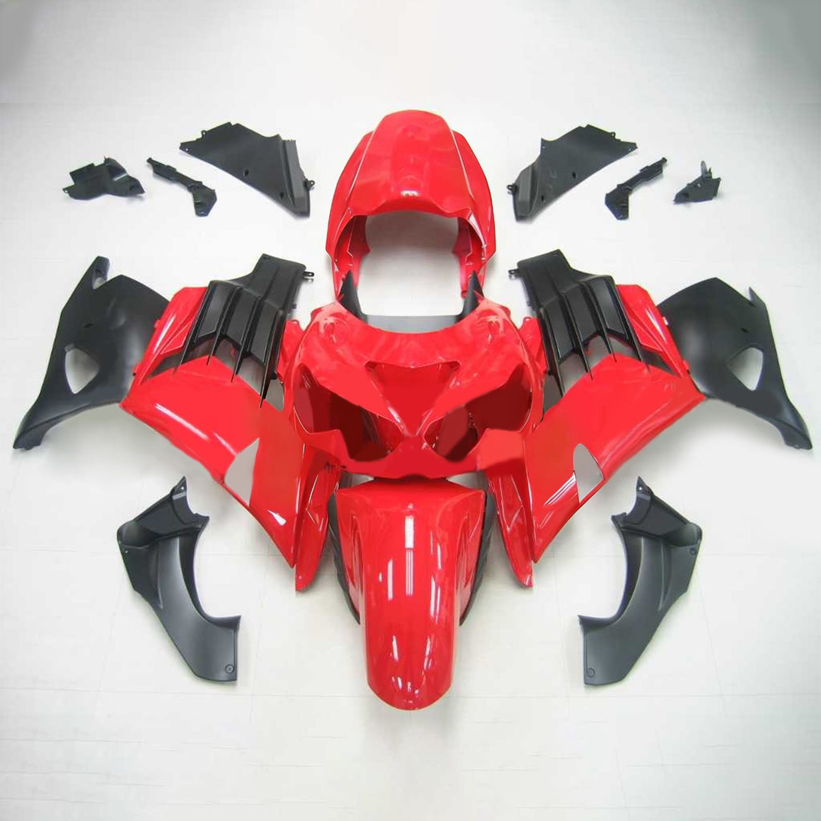 Amotopart Kawasaki 2012-2025 ZX14R Red Fairing Kit