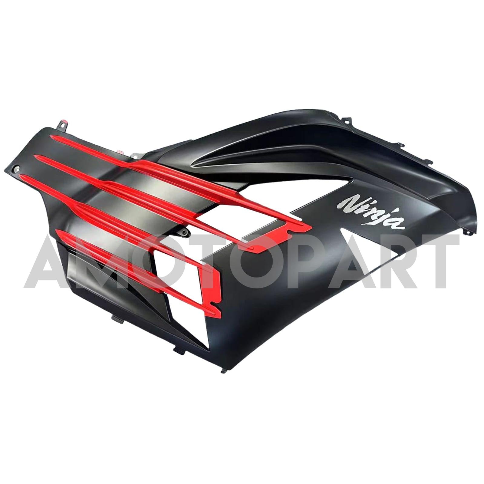Amotopart Kawasaki 2012-2022 ZX14R Black Red Fairing Kit