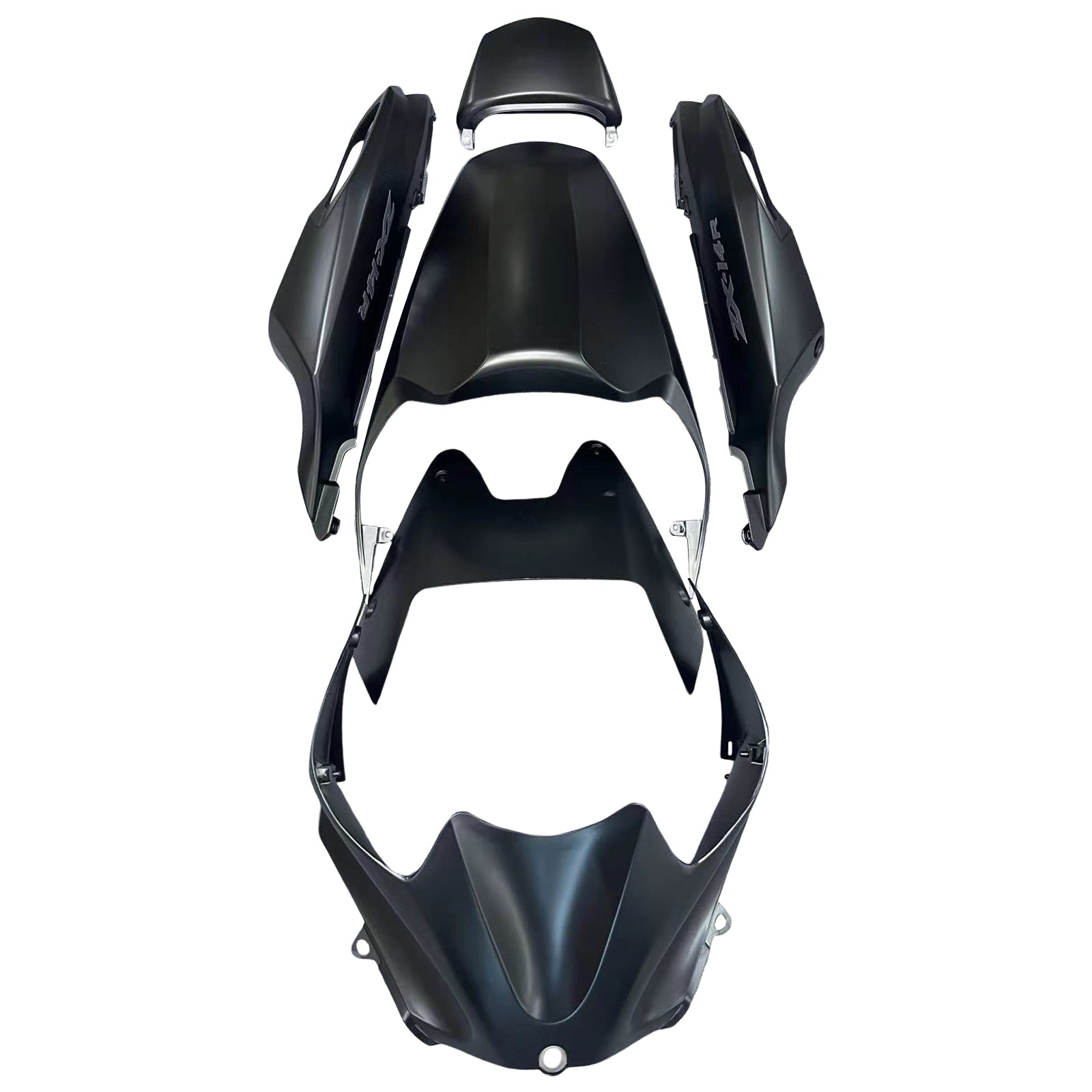 Amotopart Kawasaki 2012-2025 ZX14R Black Red Fairing Kit