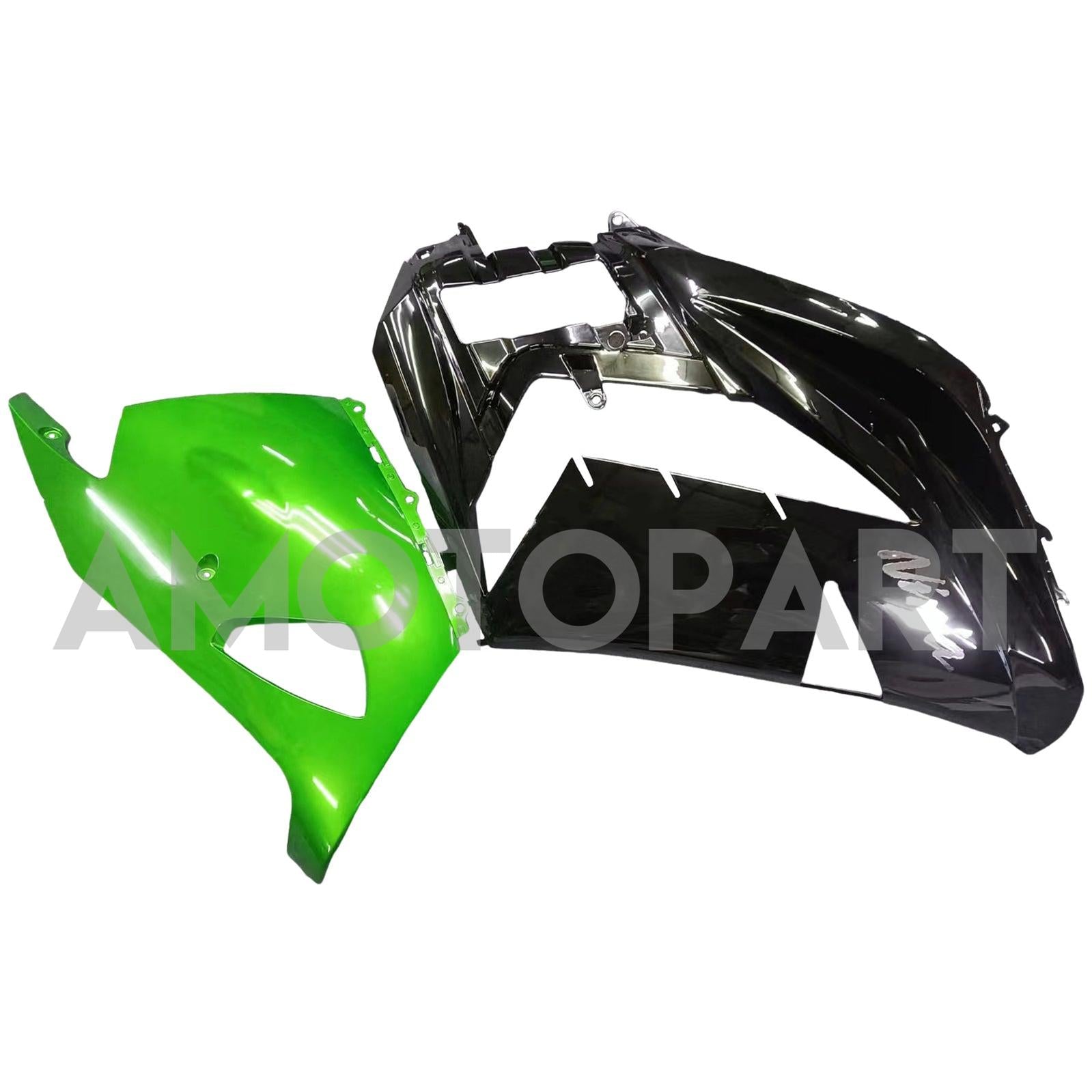 Amotopart Kawasaki 2012-2025 ZX14R Schwarzer Mix Greenverreichterung Kit