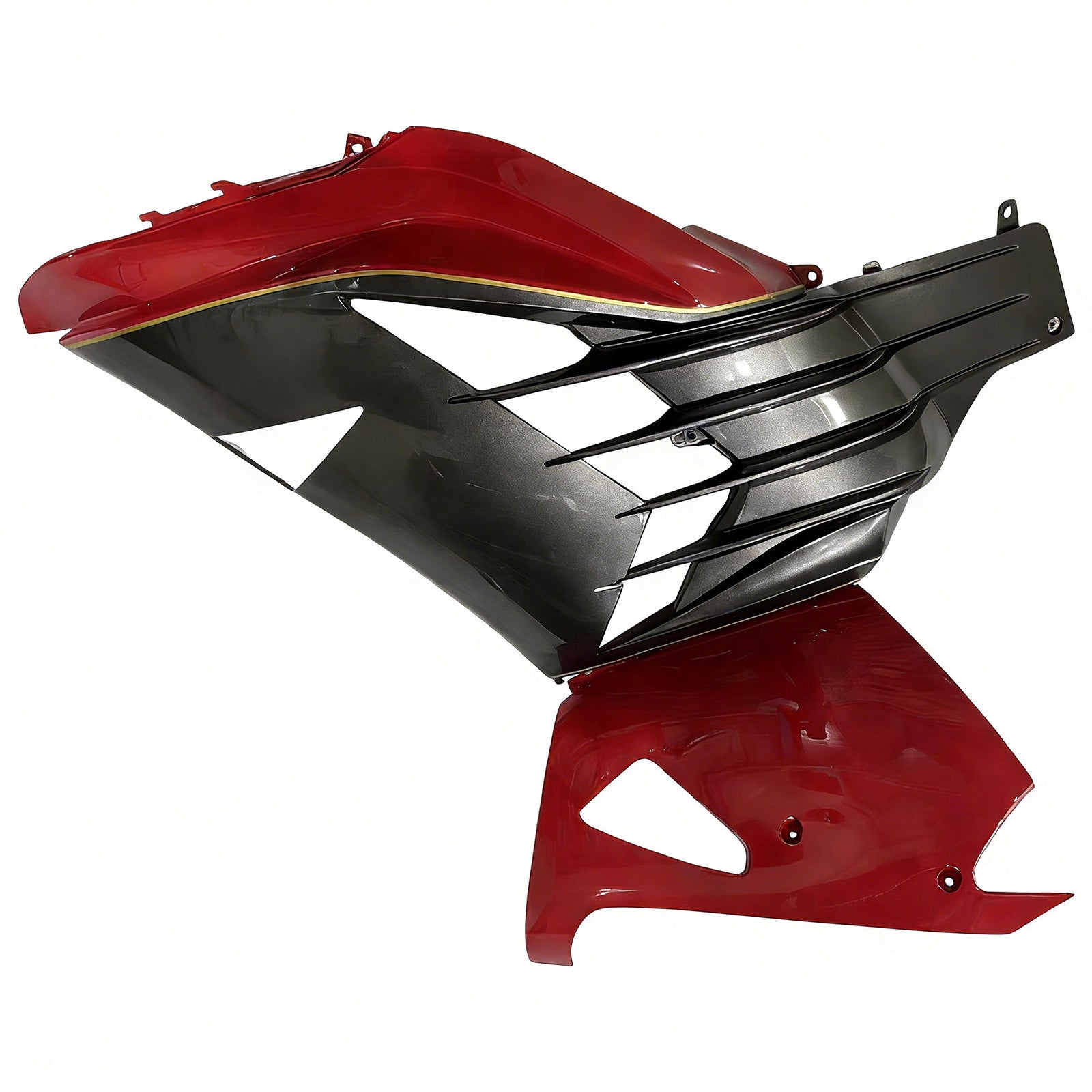 Amotopart Kawasaki 2012-2025 ZX14R Black With Red Fairing Kit