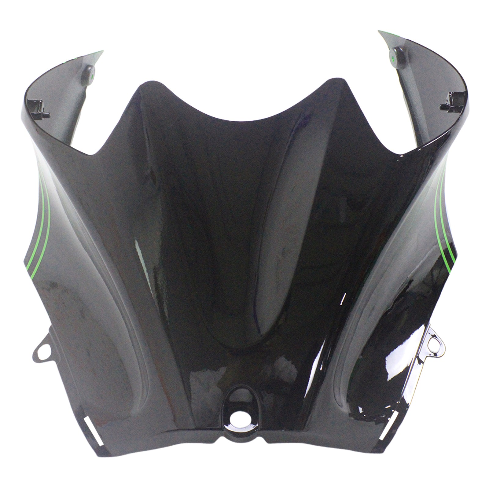 Amotopart Kawasaki 2012–2022 ZX14R Schwarz mit grünem Verkleidungsset