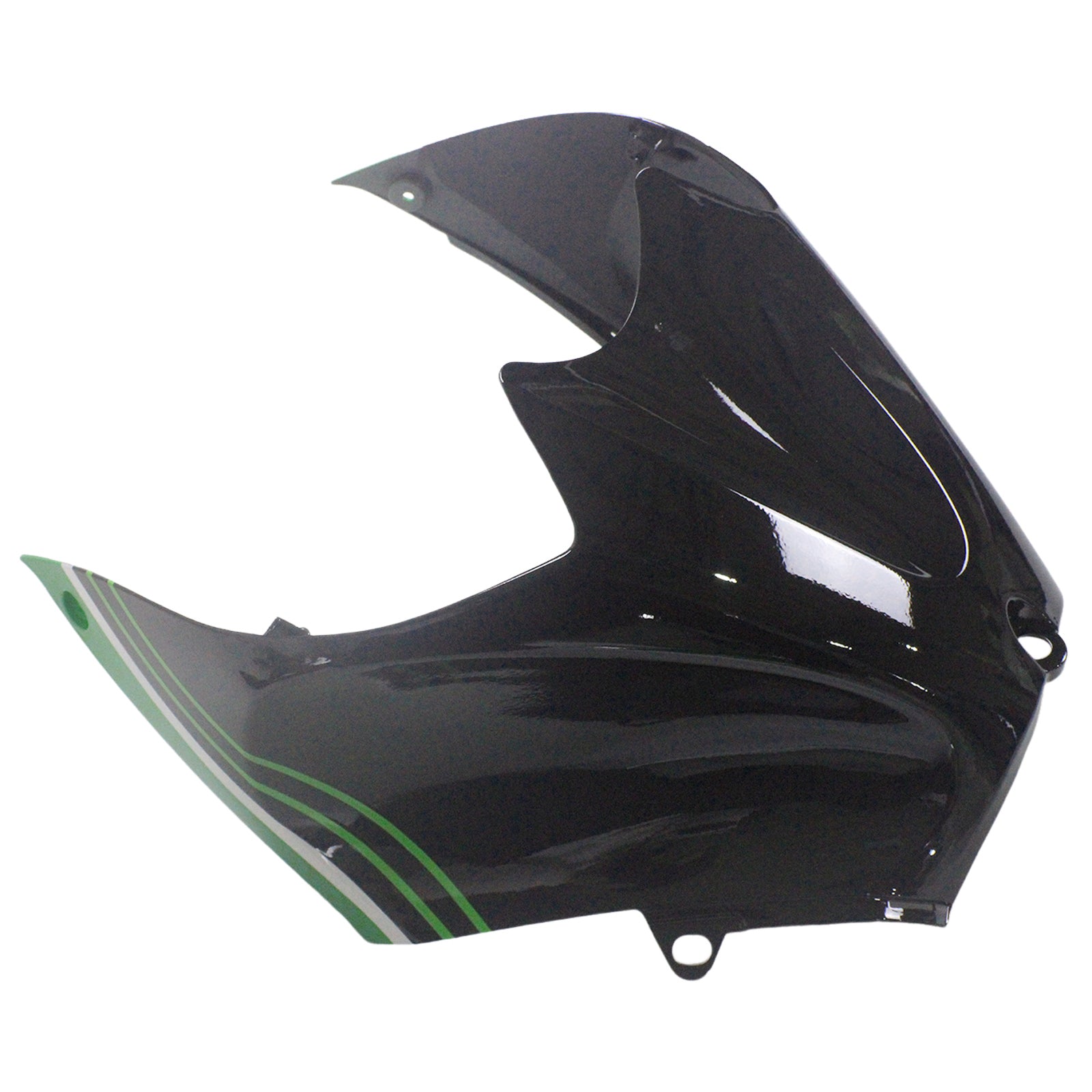 Amotopart Kawasaki 2012–2022 ZX14R Schwarz mit grünem Verkleidungsset