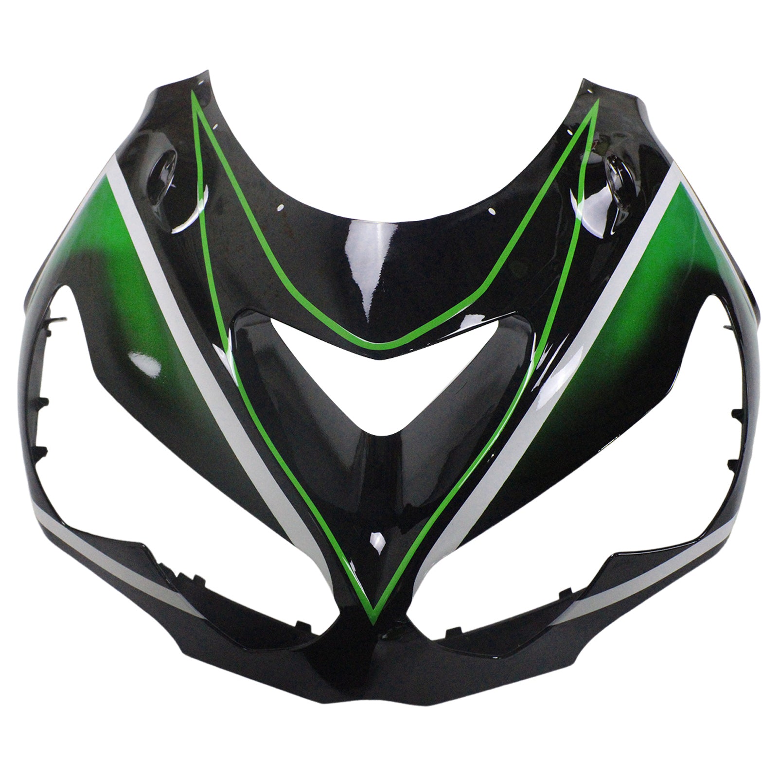 Amotopart Kawasaki 2012-2022 ZX14R Black With Green Fairing Kit