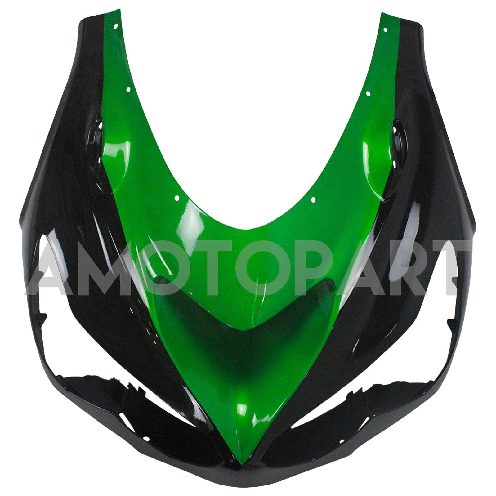 Amotopart Kawasaki 2012-2022 ZX14R Green Black Fairing Kit