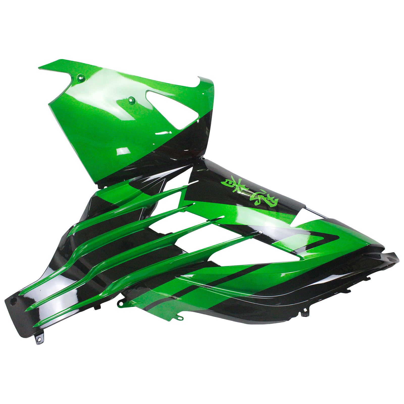Amotopart Kawasaki 2012–2025 ZX14R Grün Schwarz Verkleidungsset