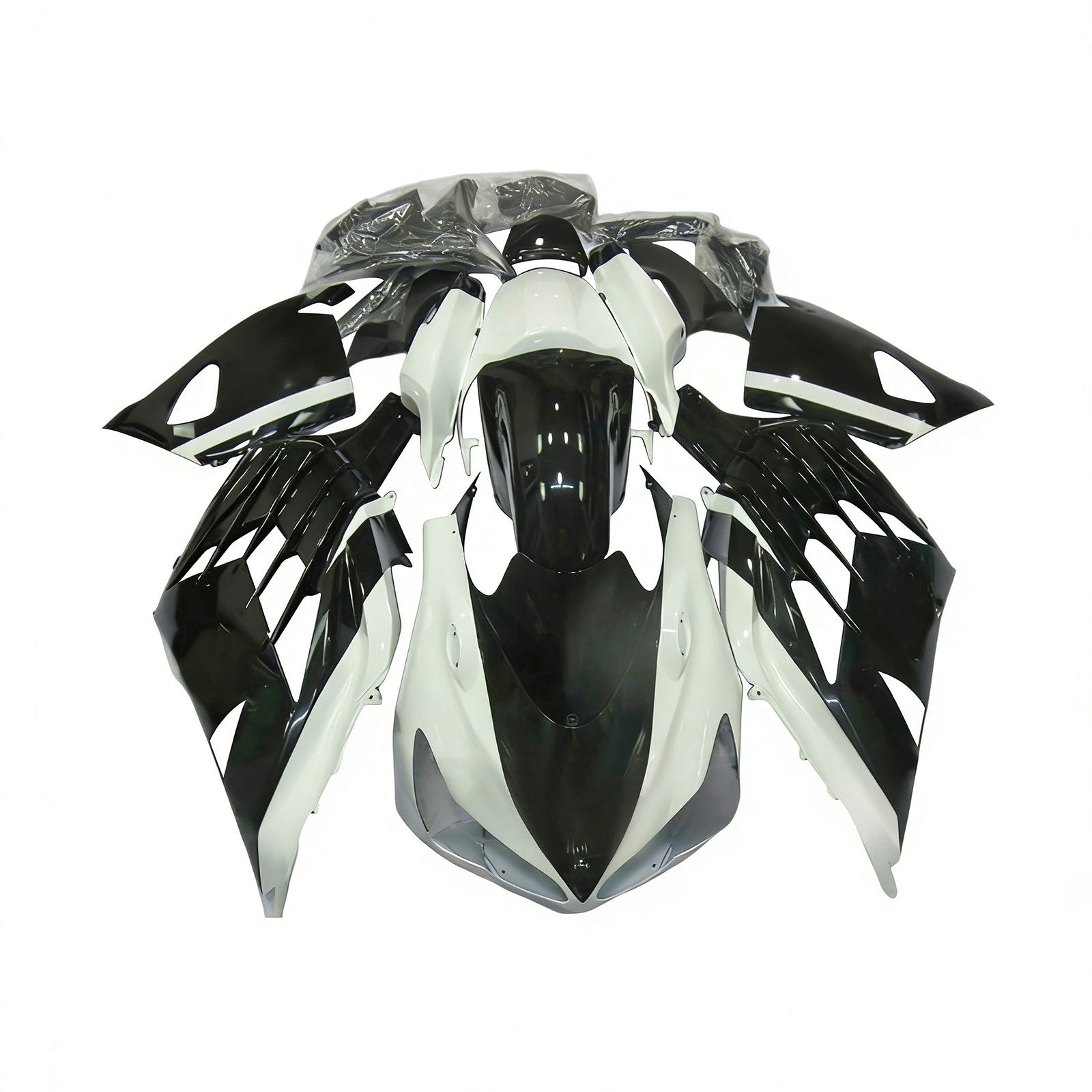 Amotopart 2012-2022 Kawasaki ZX14R ZZR1400 Black White Reading Kit