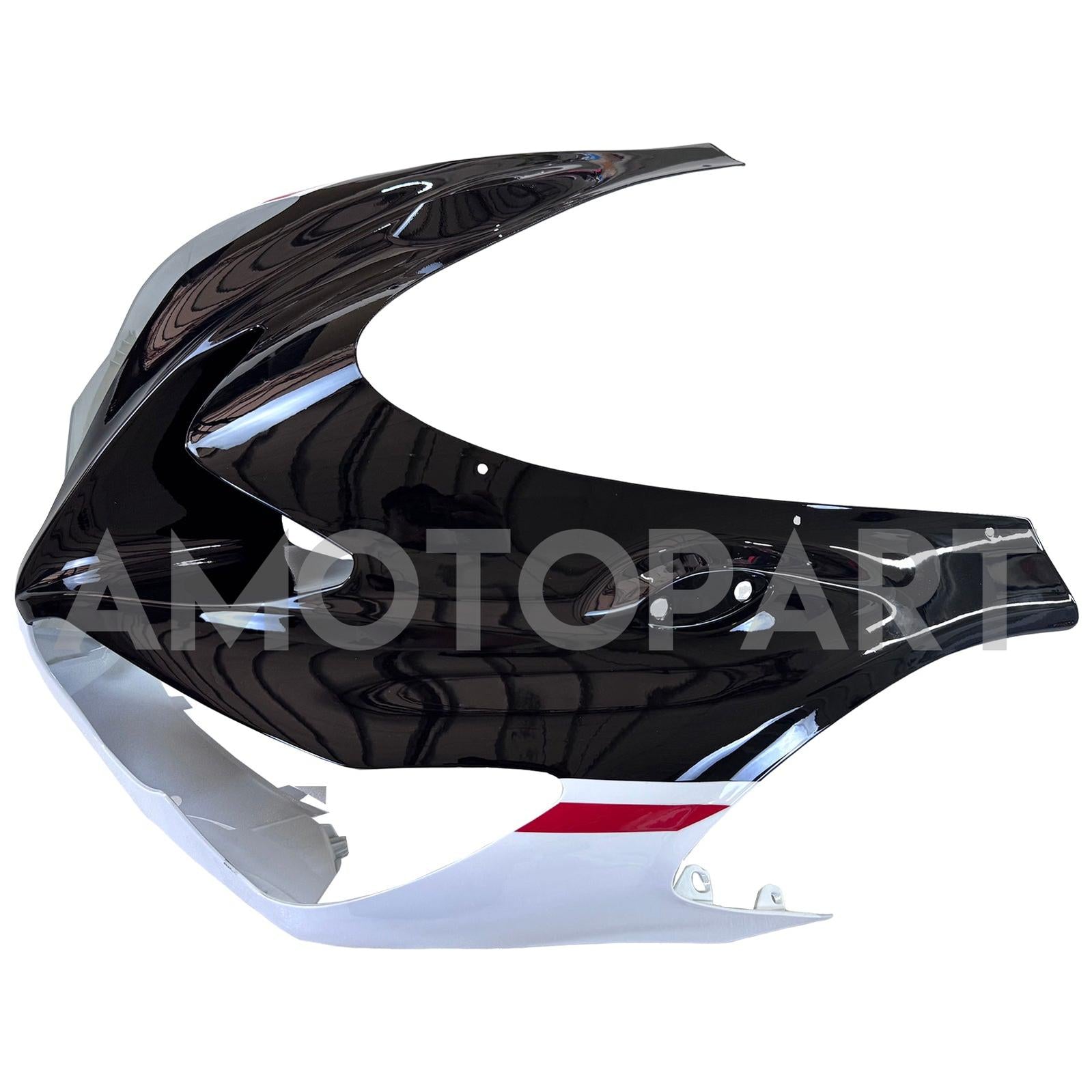 Amotopart 2012-2025 Kawasaki ZX14R ZZR1400 Black White & Red Fairing Kit